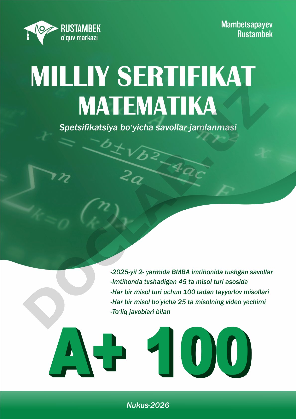Matematika Milliy Sertifikat