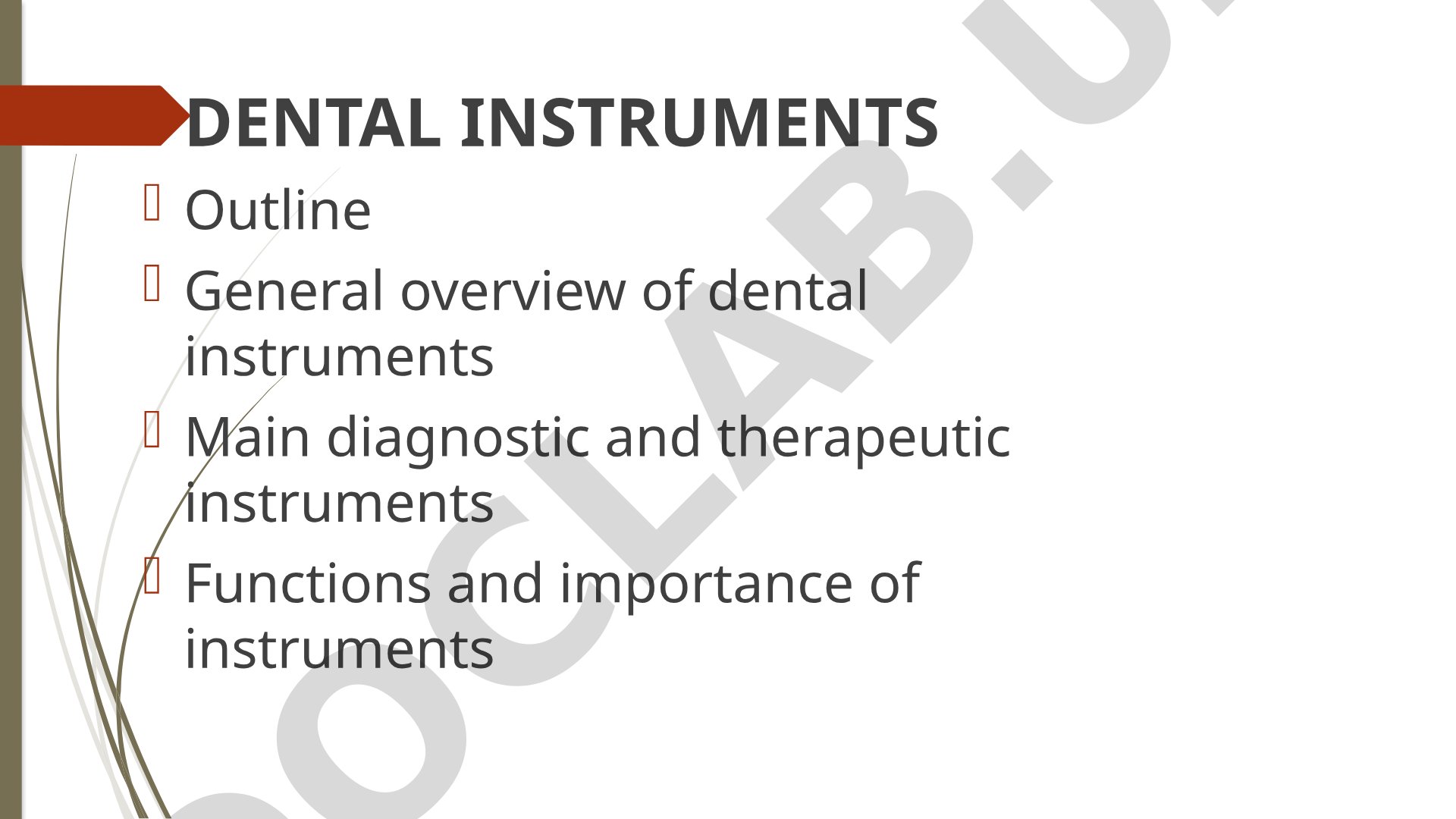 Dental Instruments Overview