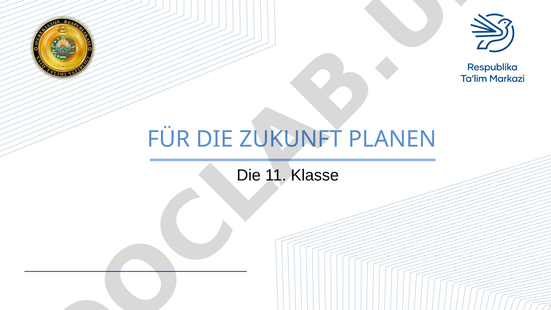 Für die Zukunft planen - Berufe