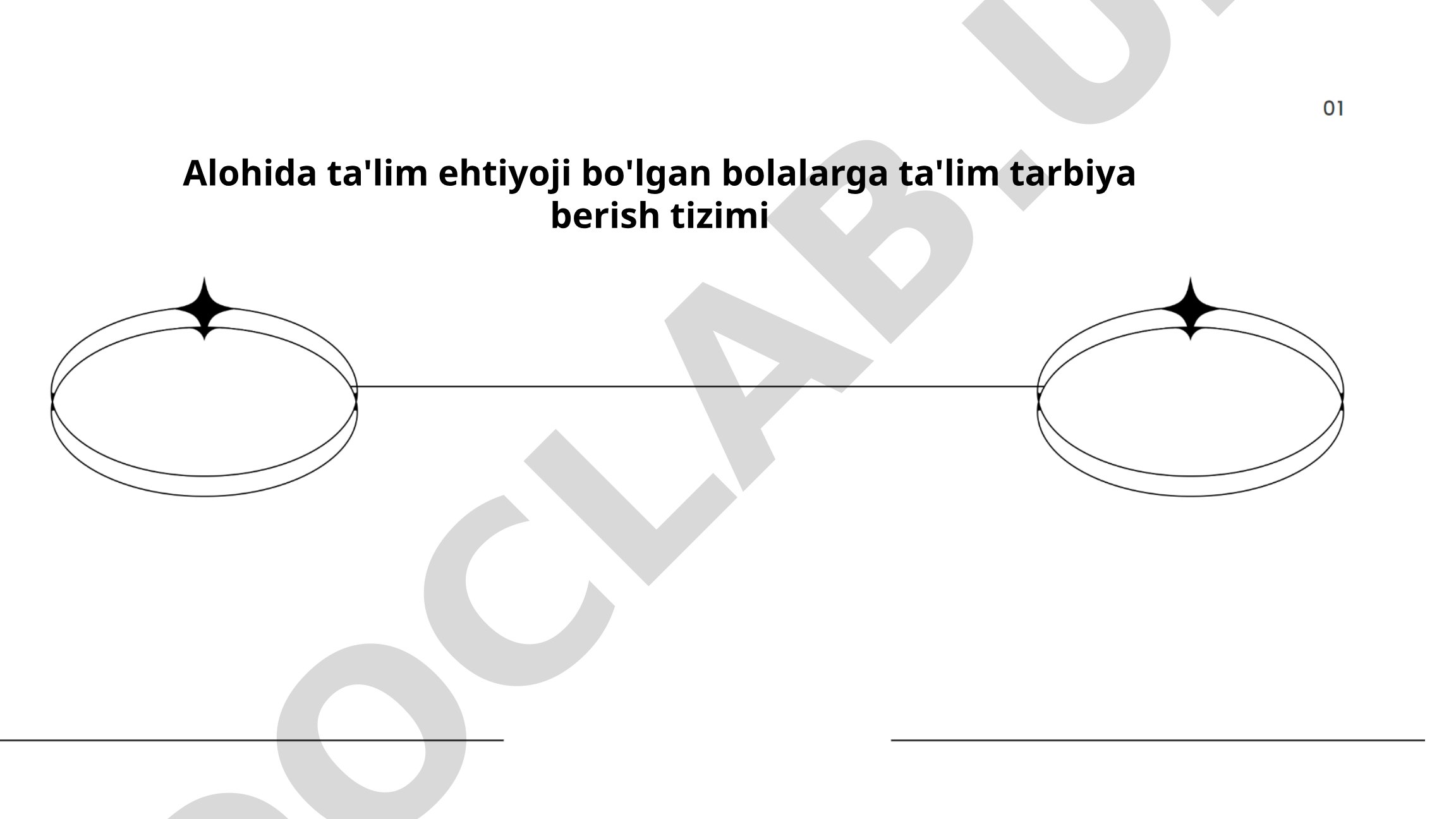 Alohida ta'lim ehtiyoji bo'lgan bolalarga ta'lim tarbiya berish tizimi
