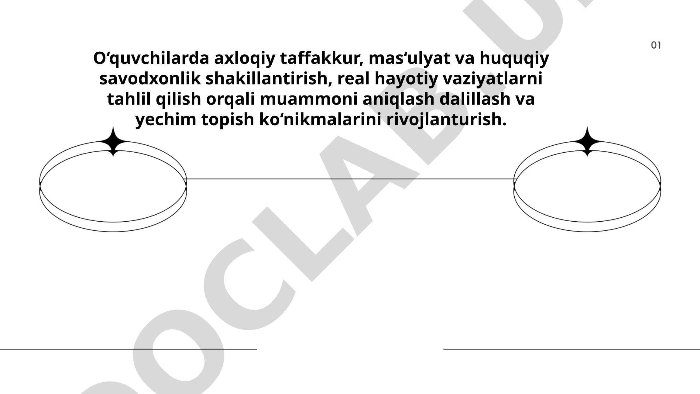 O'quvchilarda axloqiy taffakkur, mas'uliyat va huquqiy savodxonlikni shakllantirish