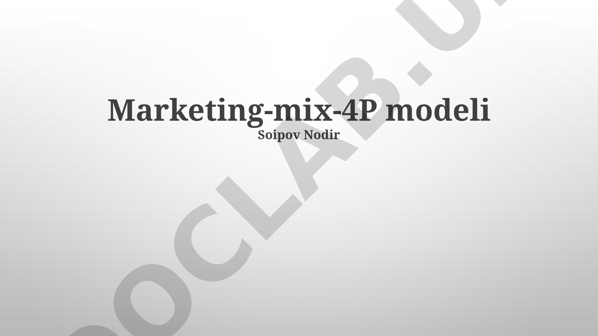 Marketing-mix 4P modeli: Asoslar va qo'llanilishi