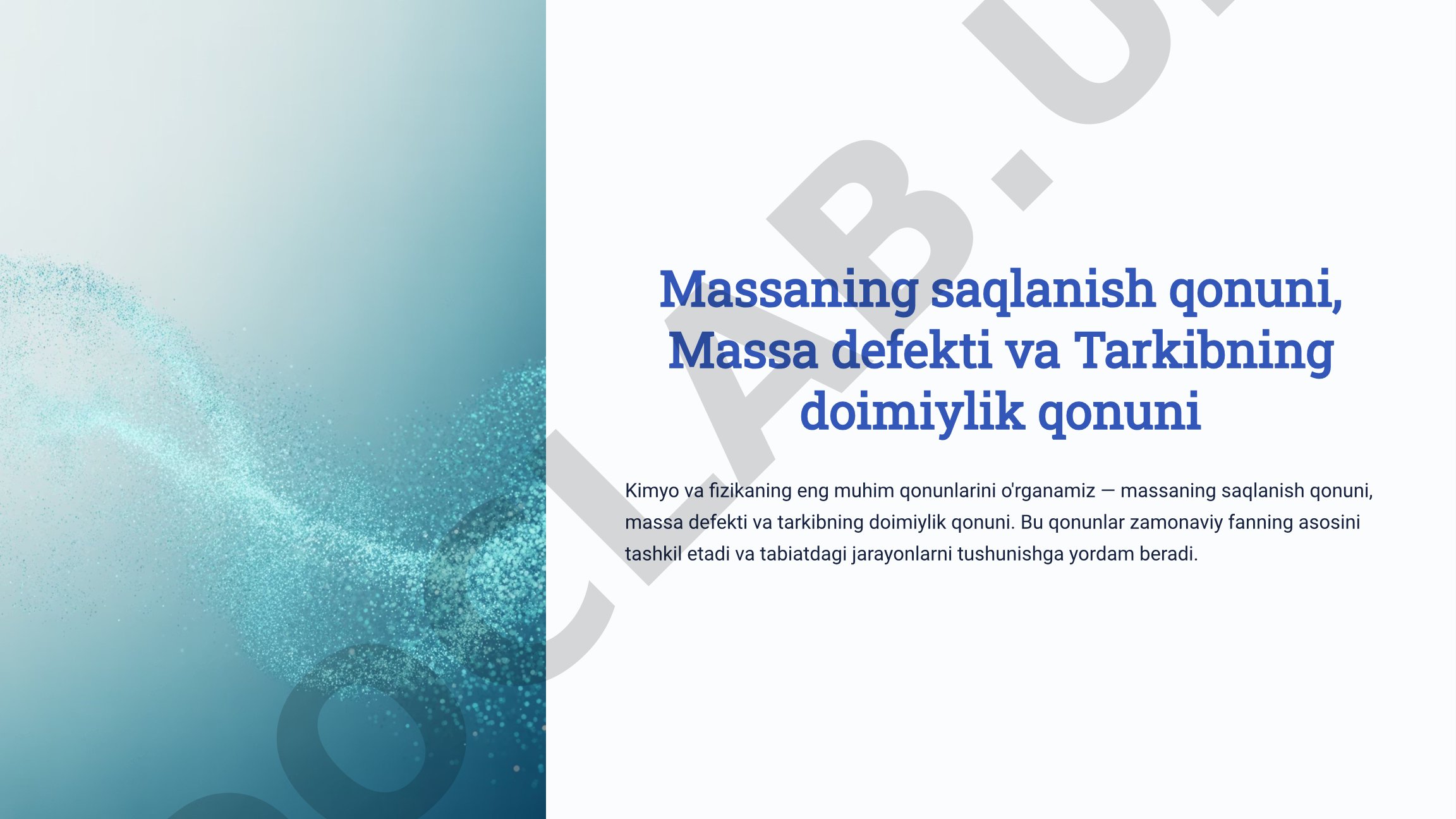 Massaning saqlanish qonuni, Massa defekti va Tarkibning doimiylik qonuni