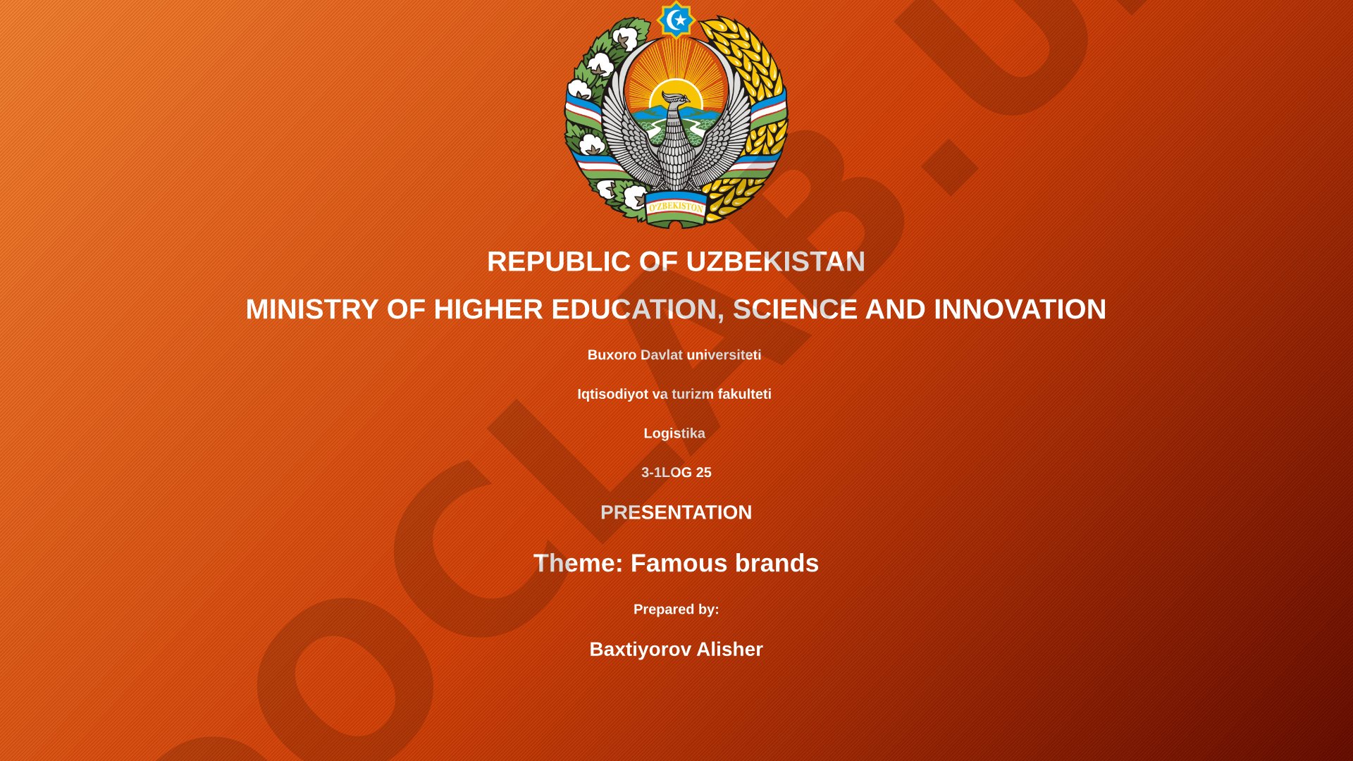 Famous brands