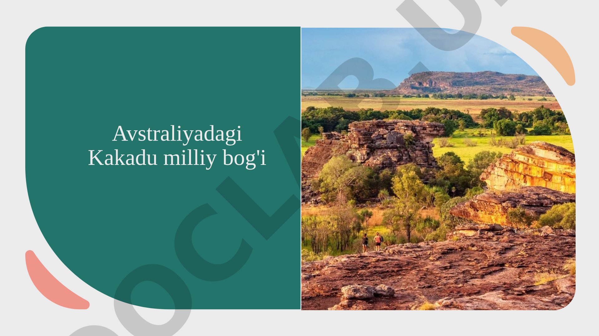 Kakadu milliy bog'i tabiiy va madaniy merosi