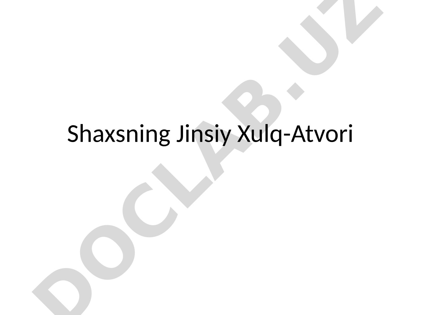 Jinsiy xulq-atvorning biologik, psixologik, ijtimoiy-madaniy omillari va tadqiqotlar