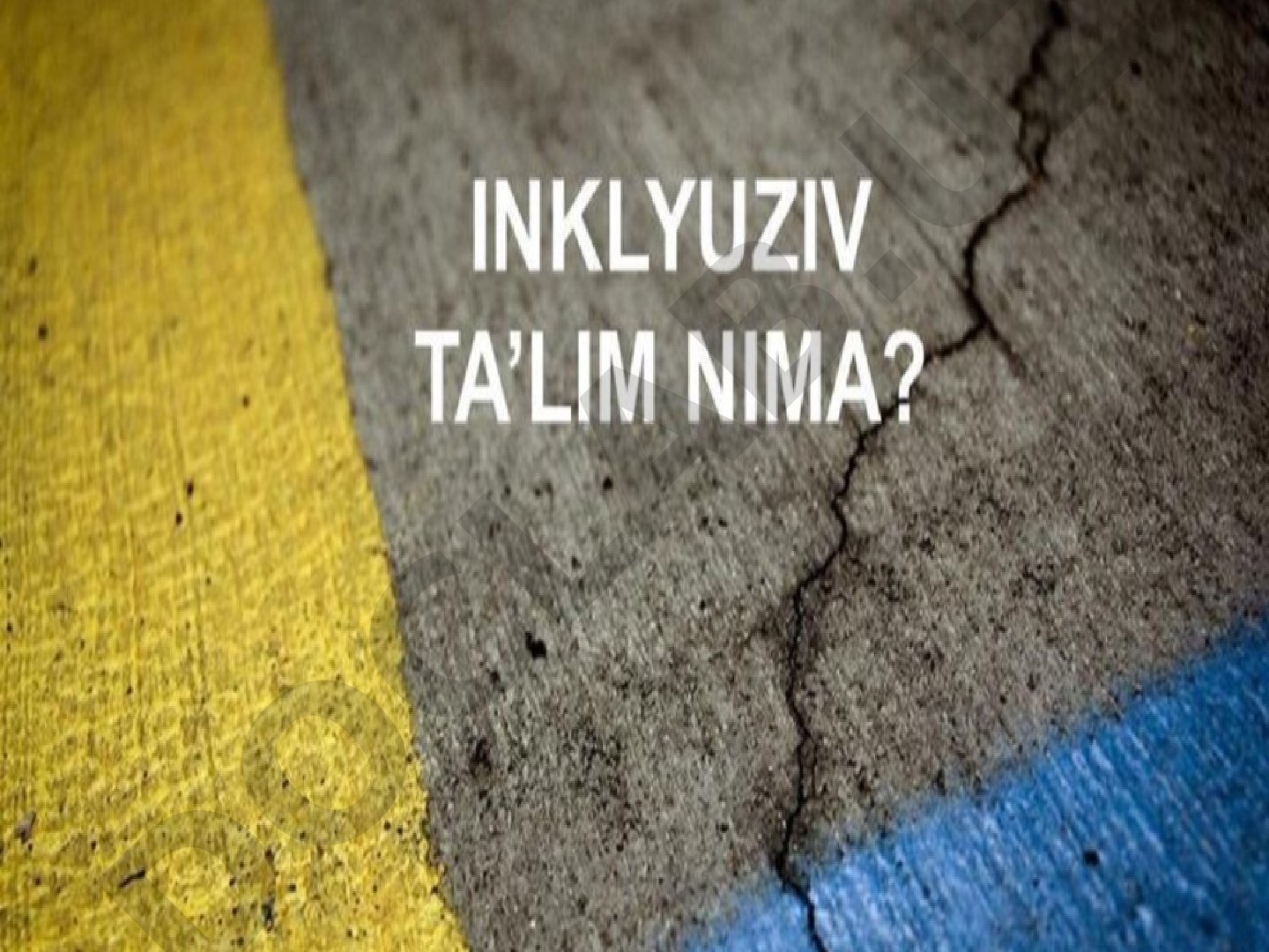 Inklyuziv ta'lim imkoniyati cheklangan bolalarga