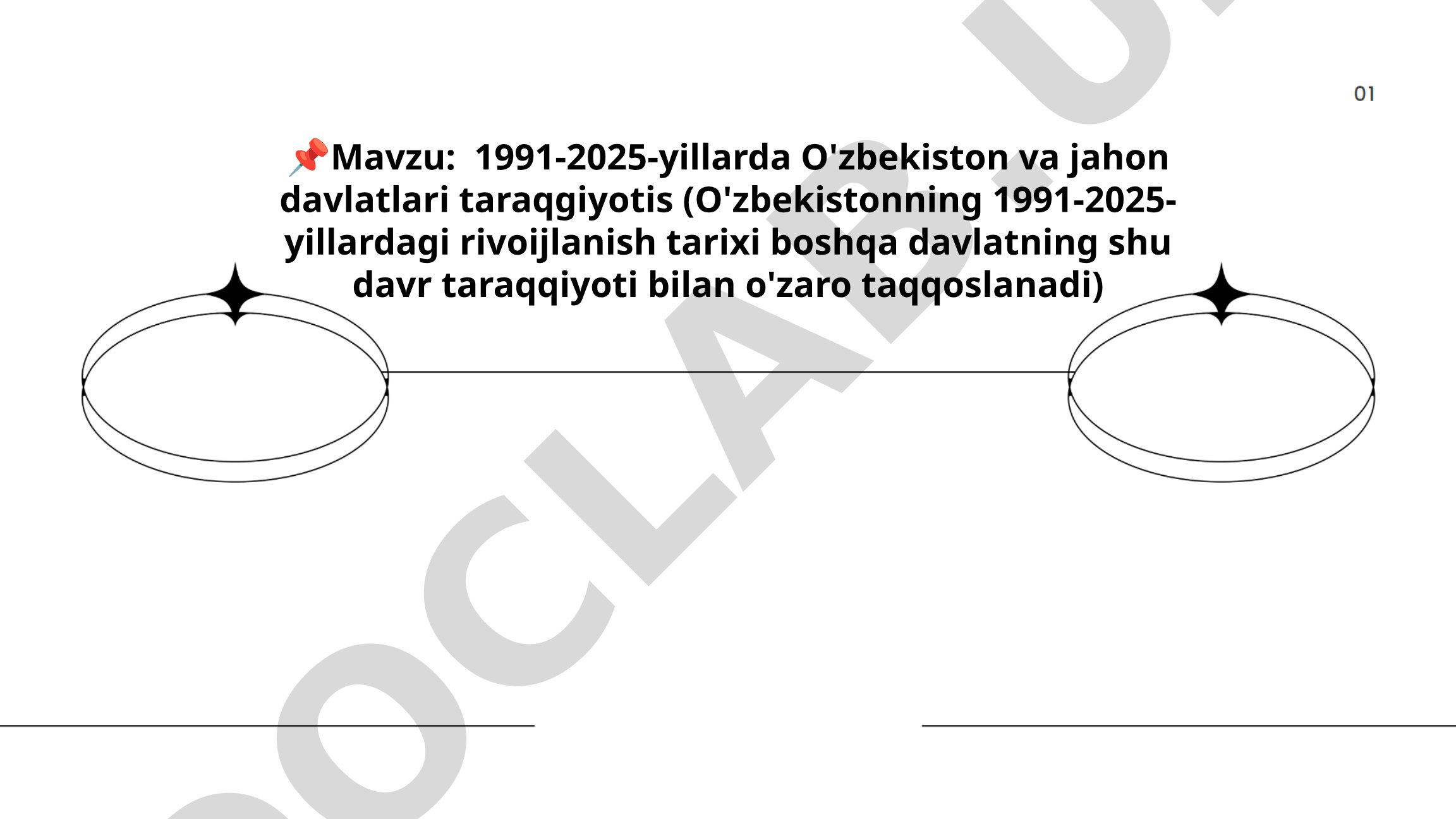 1991-2025-yillarda O'zbekiston va jahon davlatlari taraqqiyoti