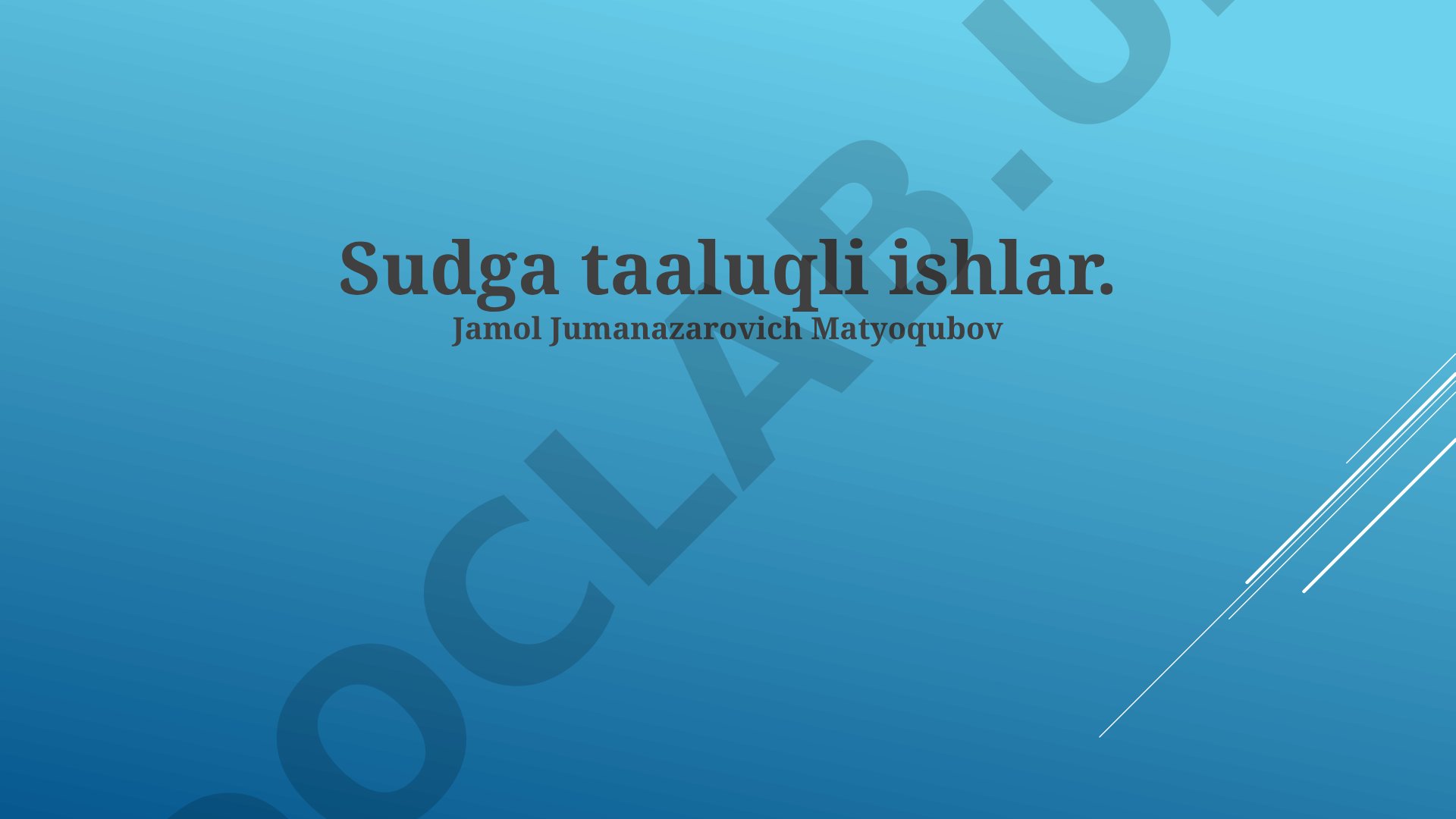 Sudga tumani ijtimoiy-iqtisodiy rivojlanish strategiyasi