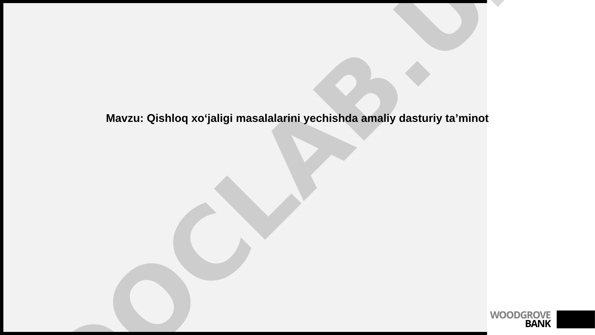 Qishloq xoʻjaligi masalalarini yechishda amaliy dasturiy taʼminot