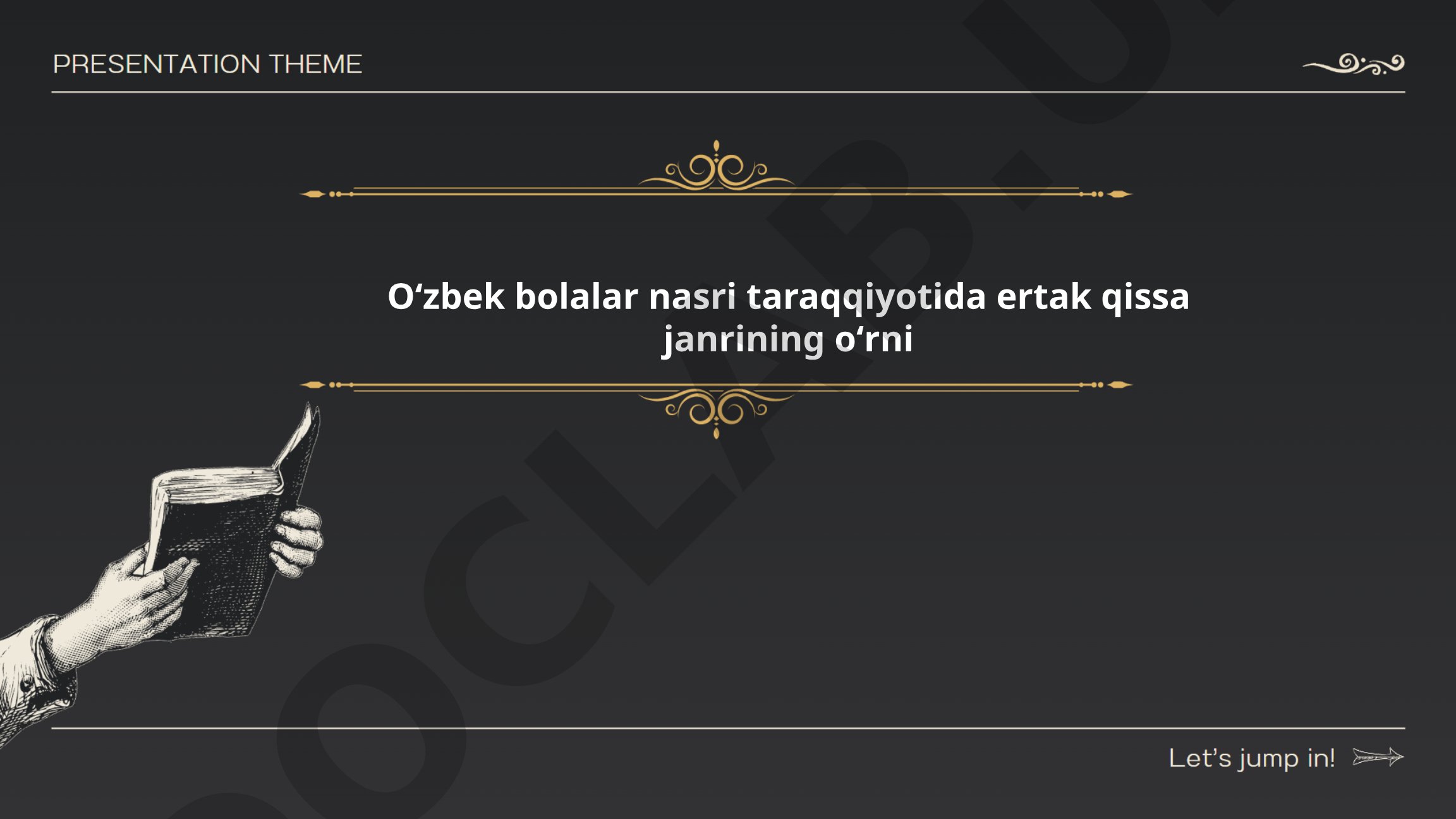 Oʻzbek bolalar nasri taraqqiyotida ertak qissa janrining oʻrni