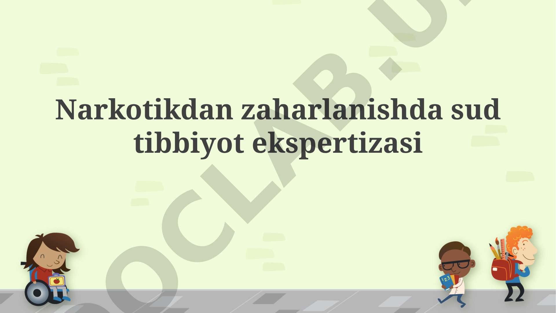 Narkotikdan zaharlanishda sud tibbiyot ekspertizasi