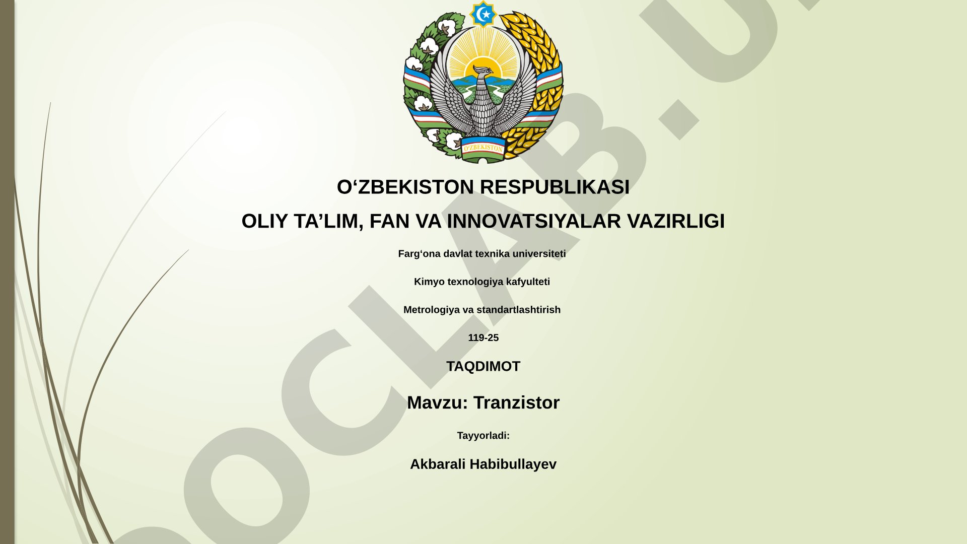 Tranzistor