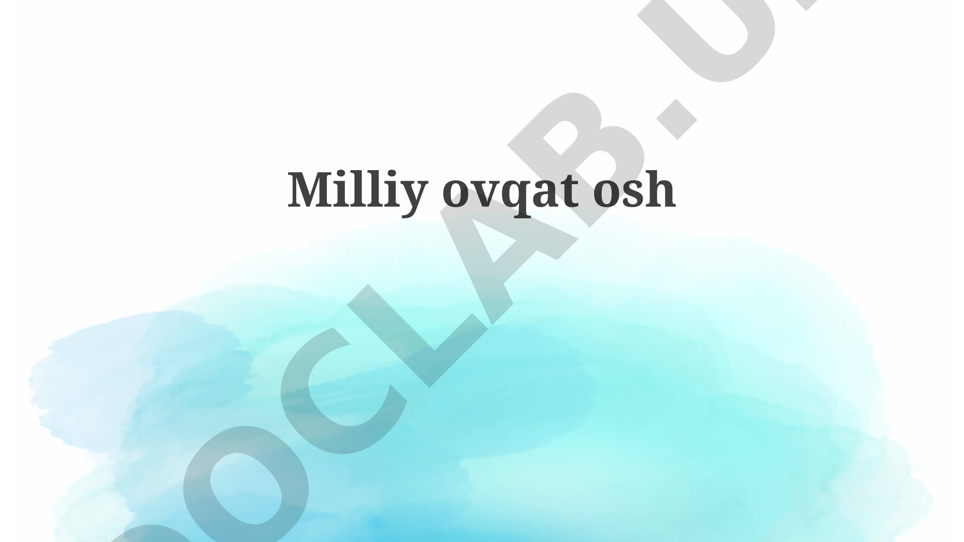 Osh: A Culinary Journey Through History and Culture