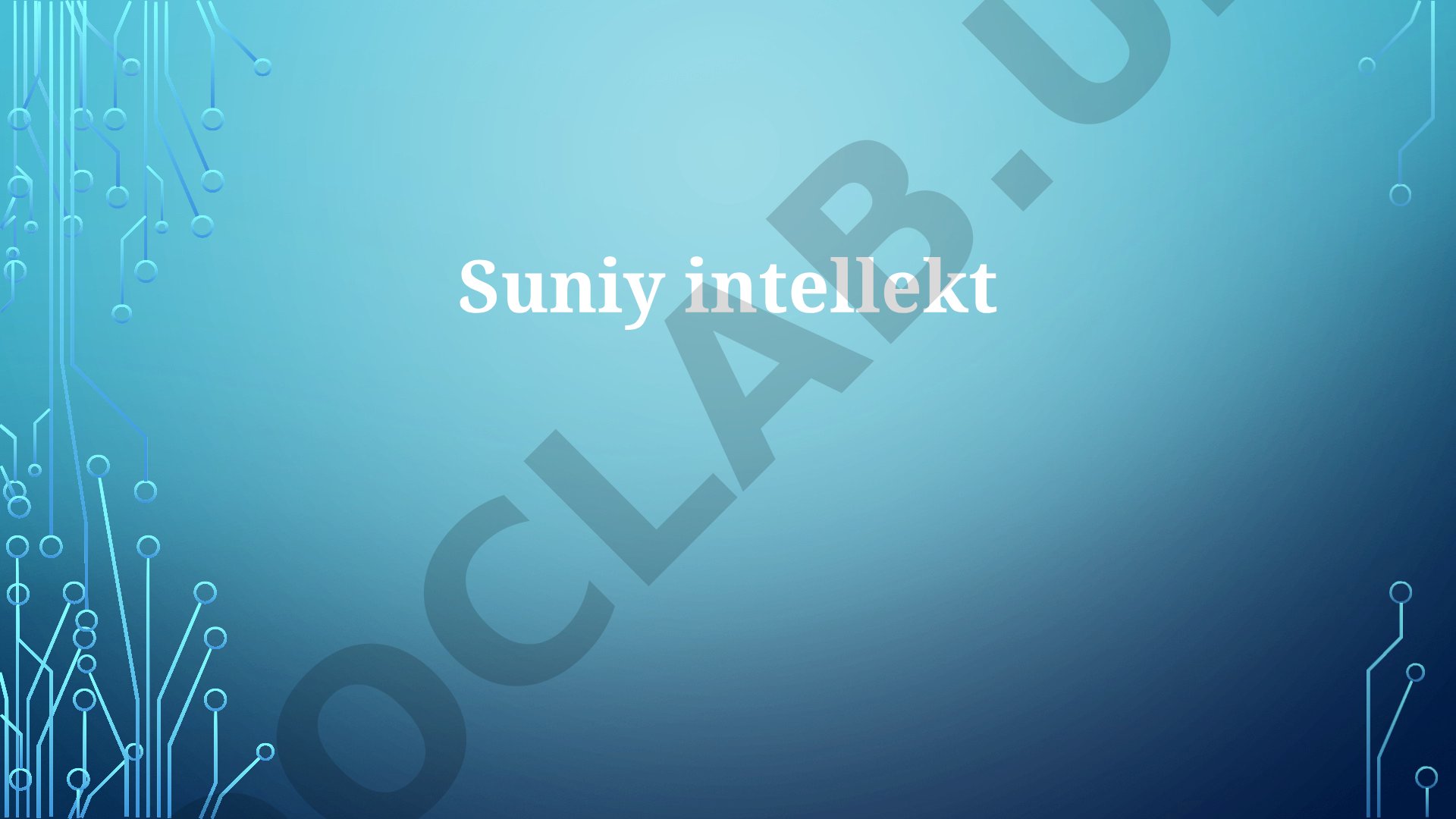 Suniy intellekt