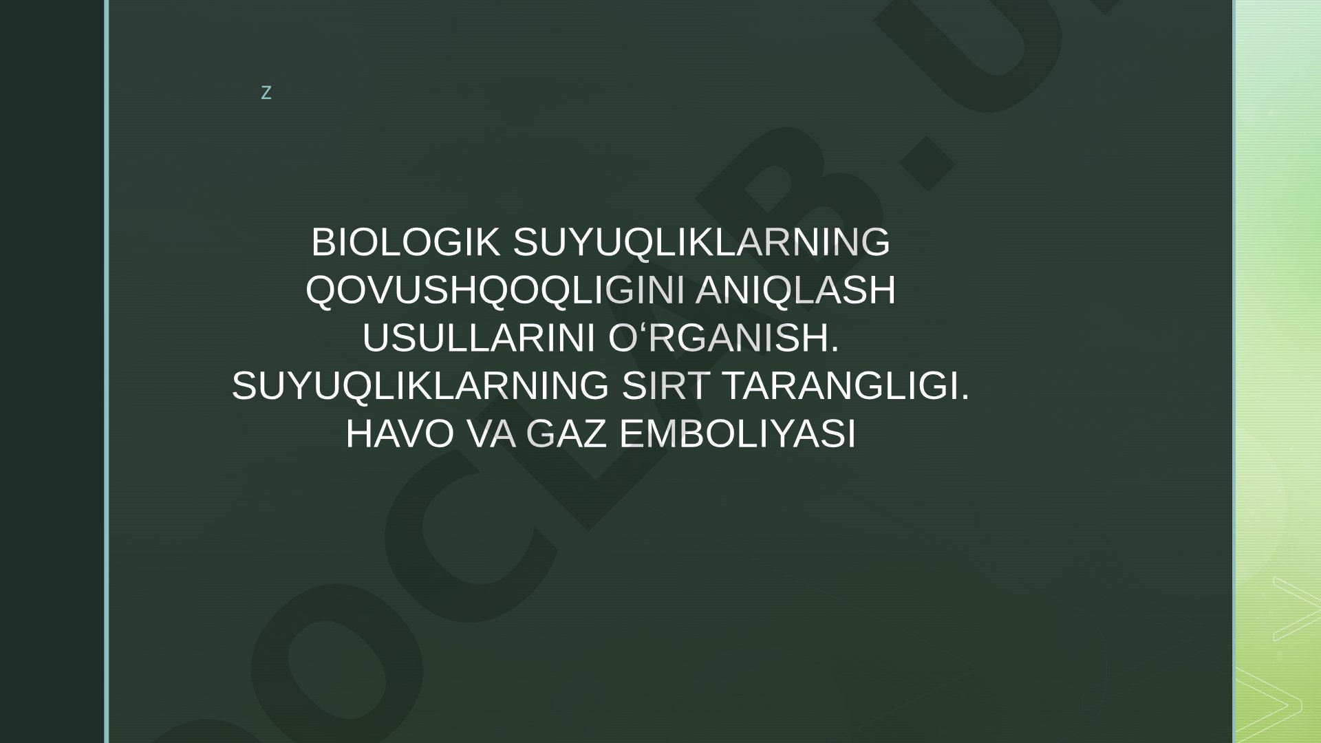 Biologik suyuqliklarning qovushqoqligini aniqlash usullari