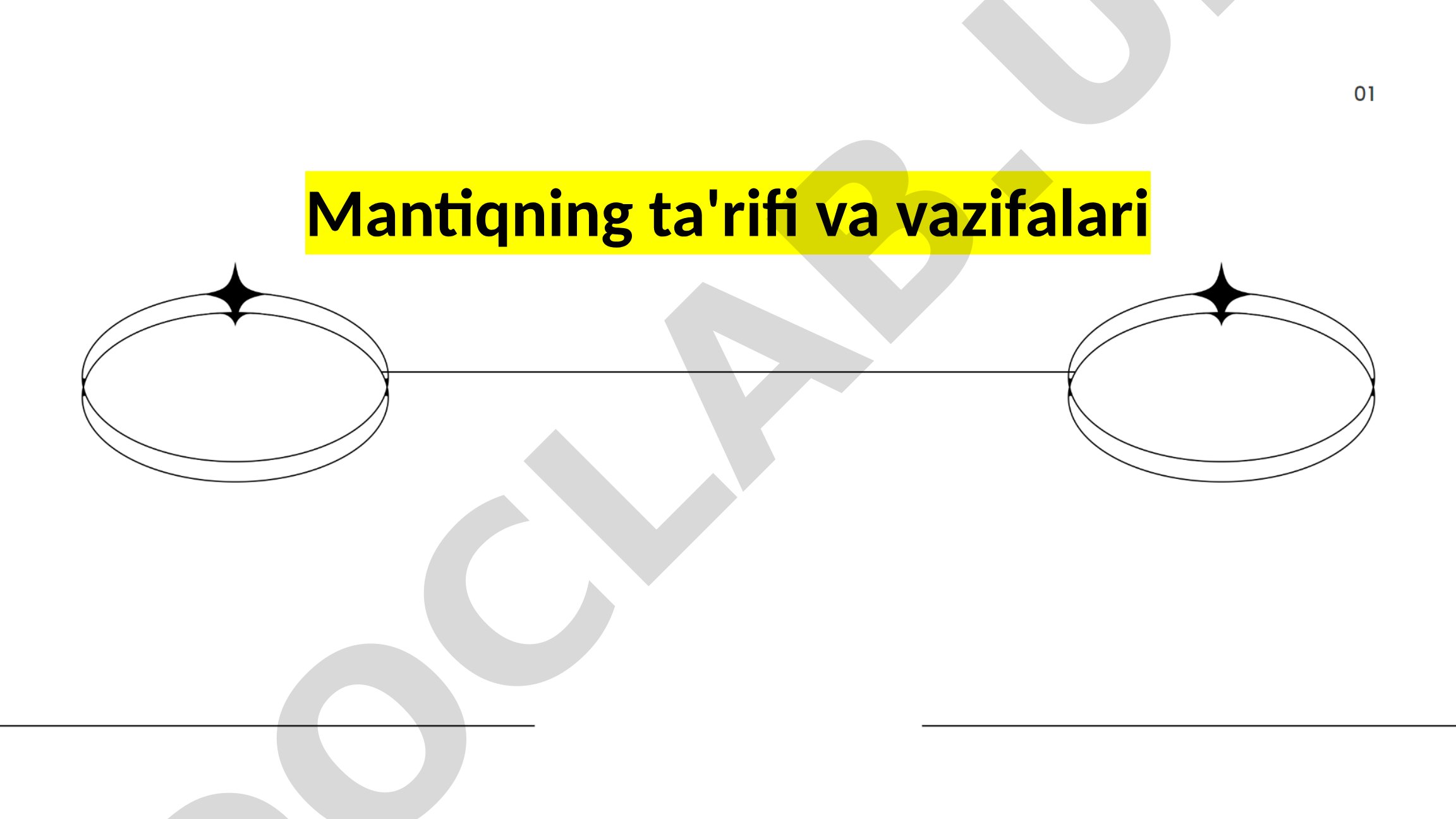 Mantiqning ta'rifi va vazifalari