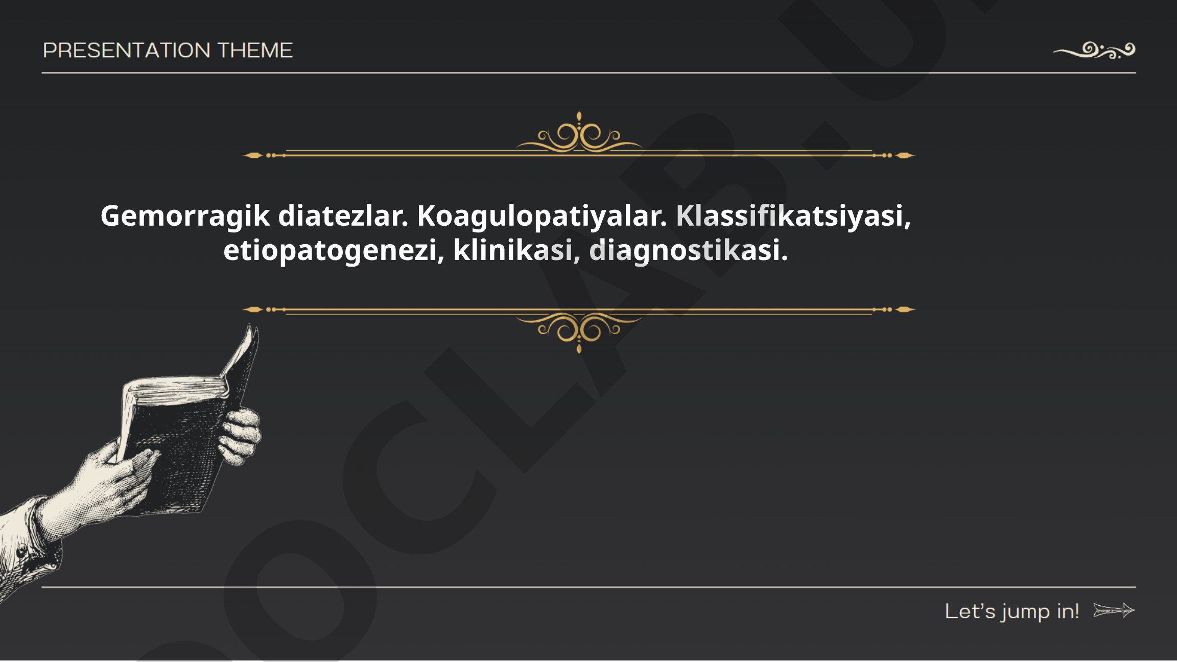 Gemorragik diatezlar: koagulopatiyalar, trombotsitopeniyalar va vazopatiyalar
