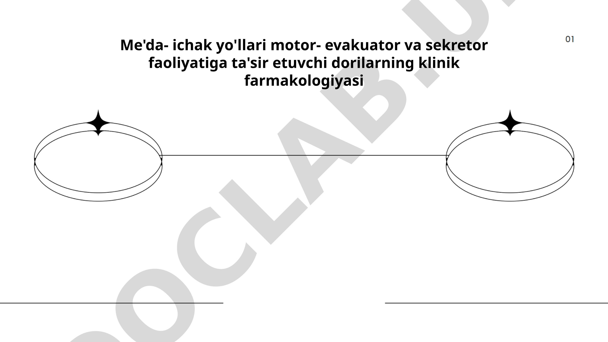 Me'da-ichak yo'llari motor-evakuator va sekretor faoliyatiga ta'sir etuvchi dorilarning klinik farmakologiyasi