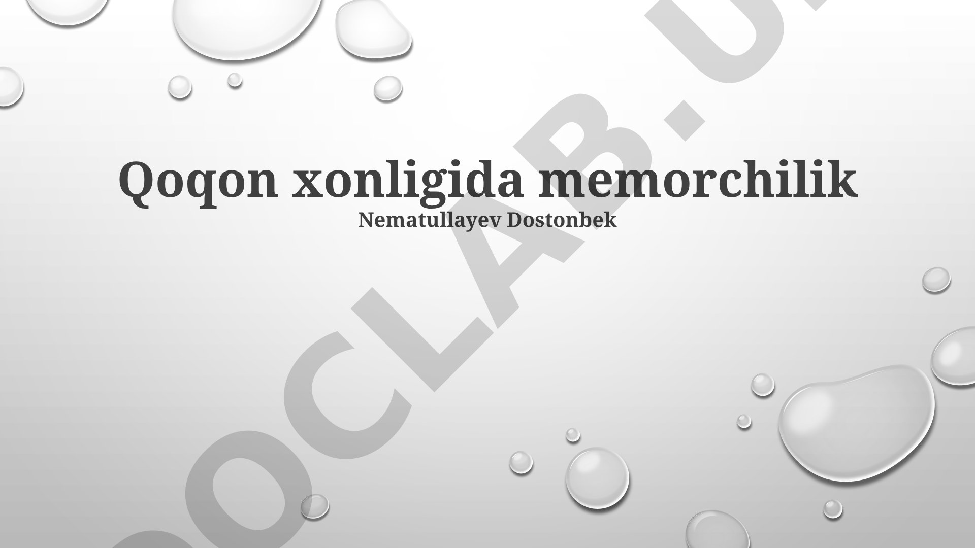 Qo‘qon xonligida me’morchilik