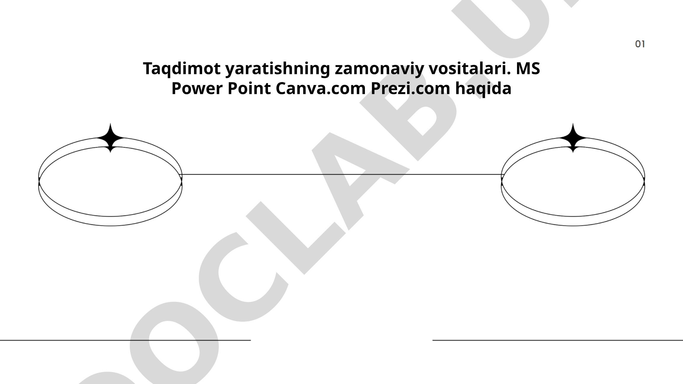 Taqdimot yaratishning zamonaviy vositalari: MS PowerPoint, Canva.com, Prezi.com