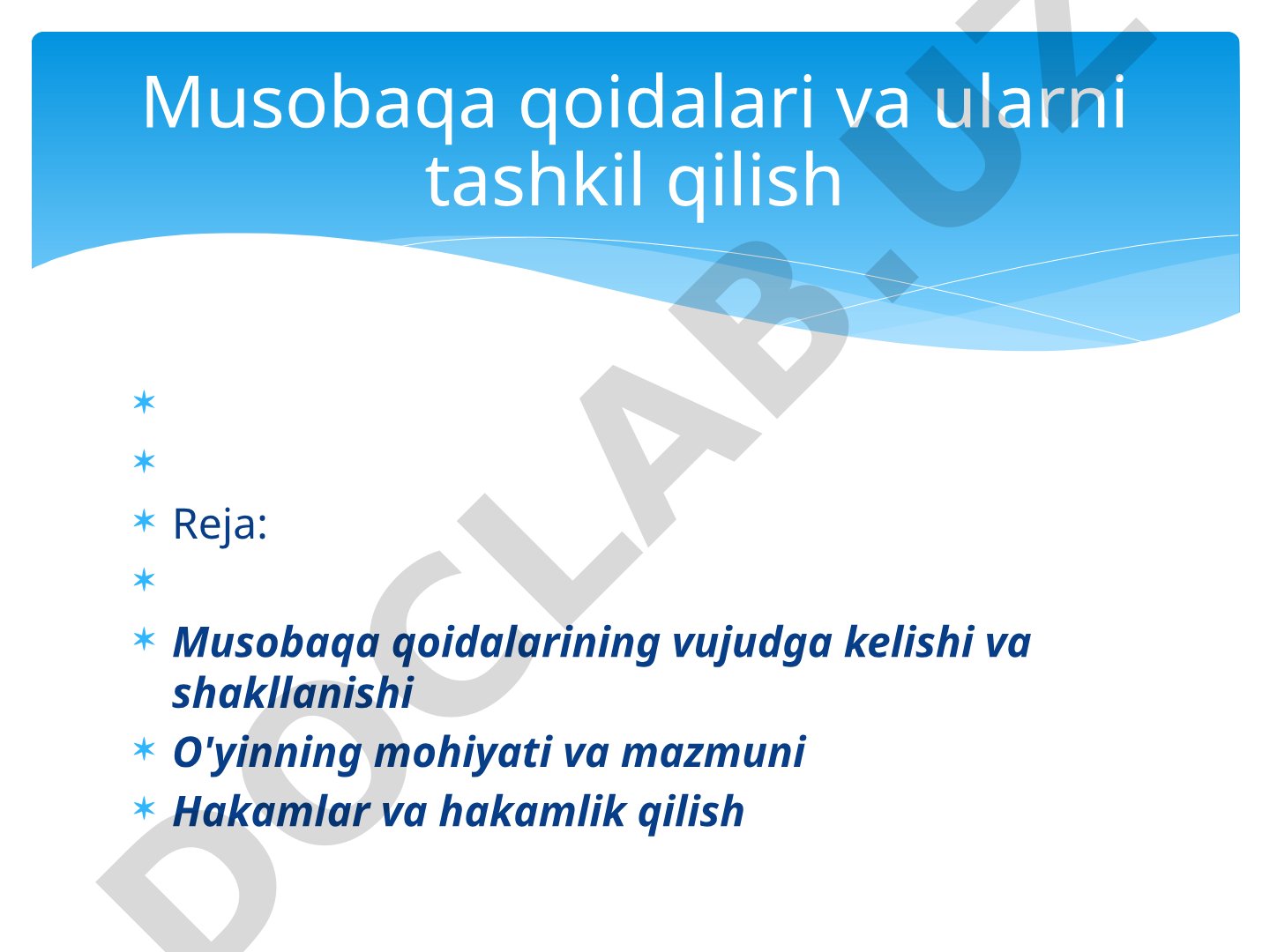 Voleybol musobaqa qoidalarining vujudga kelishi va shakllanishi