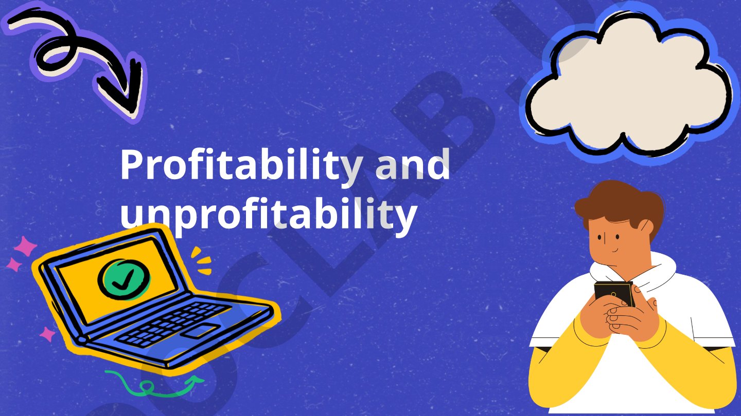 Profitability and unprofitability