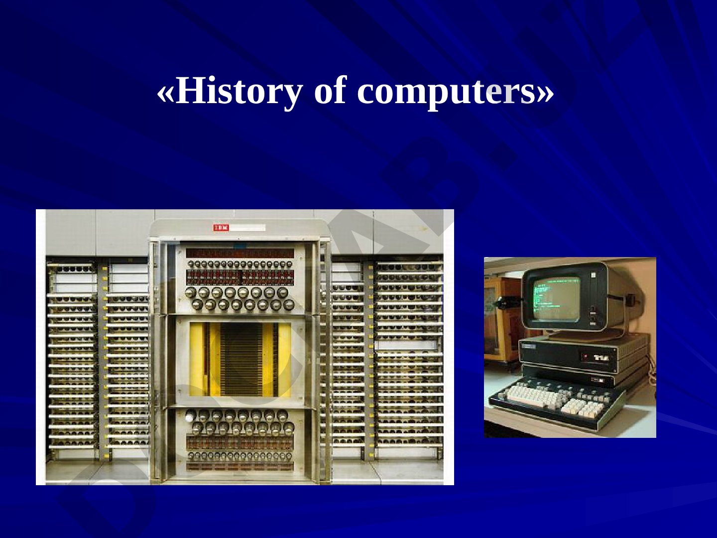 History of computers vocabulary