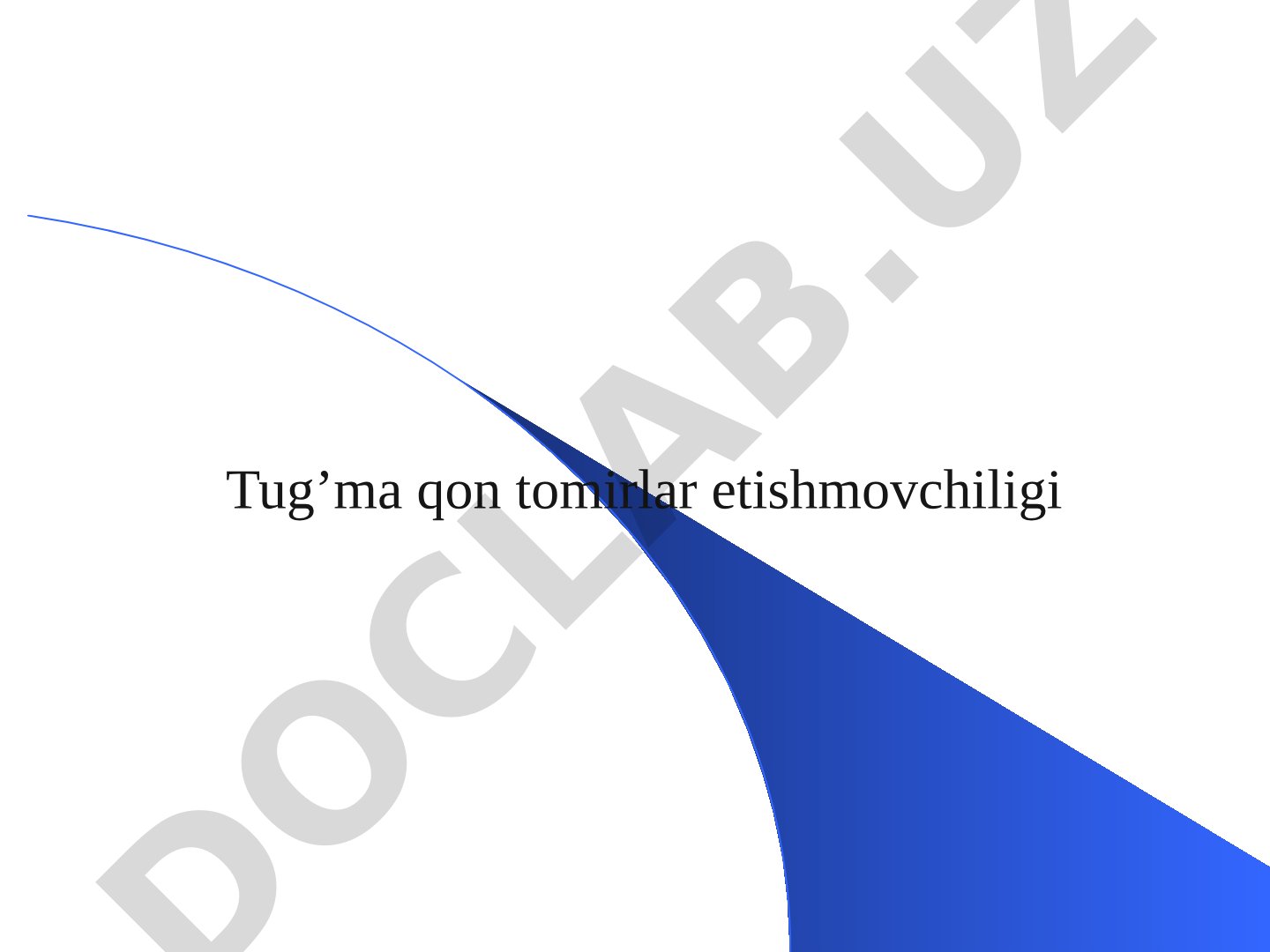 Tug'ma qon tomirlar etishmovchiligi statistikasi
