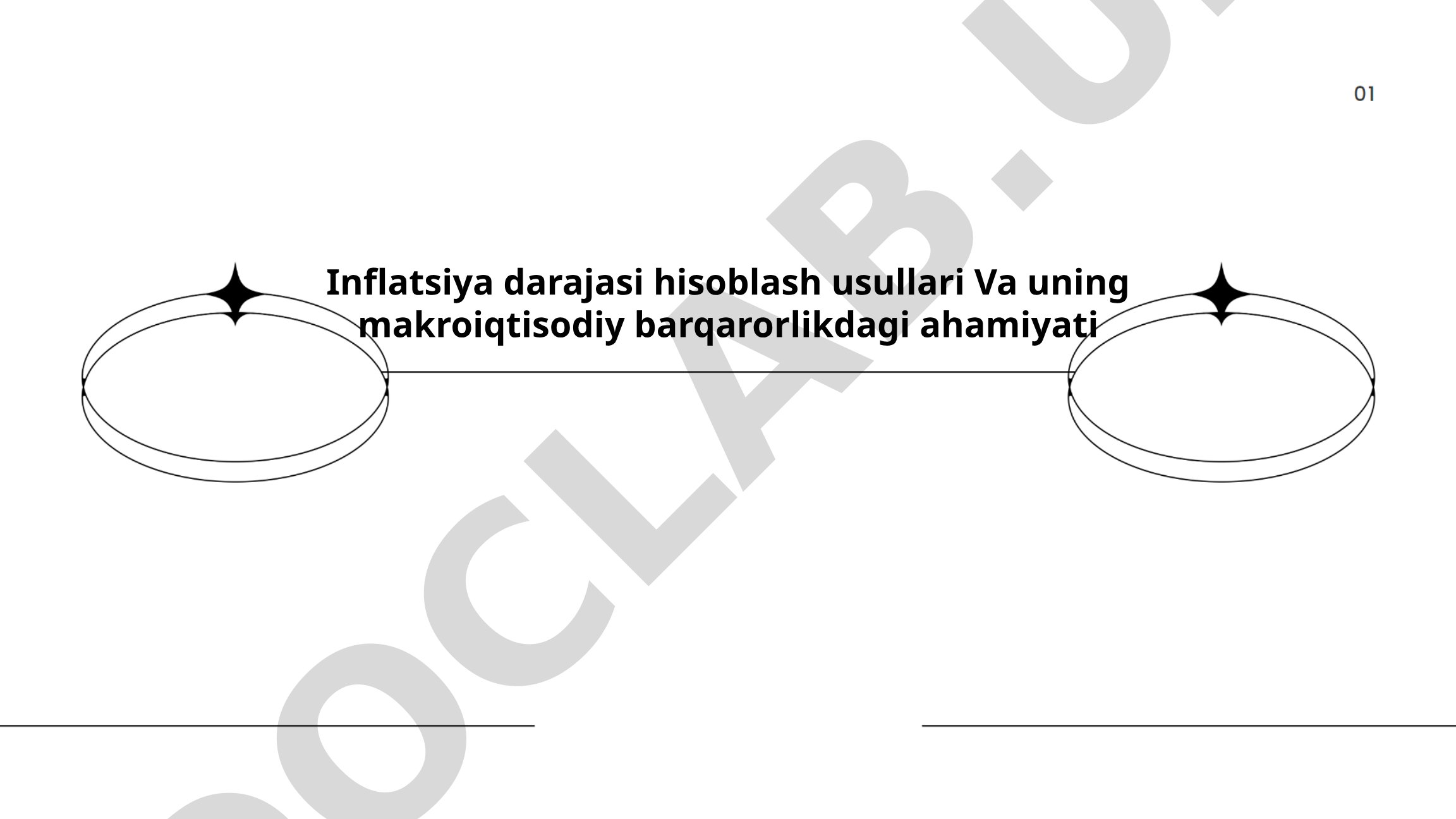 Inflatsiya darajasi hisoblash usullari va uning makroiqtisodiy barqarorlikdagi ahamiyati