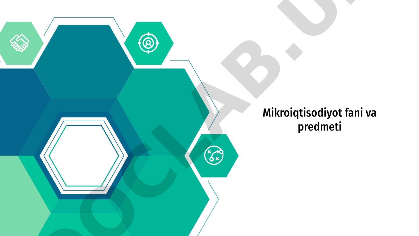 Mikroiqtisodiyot fani va predmeti