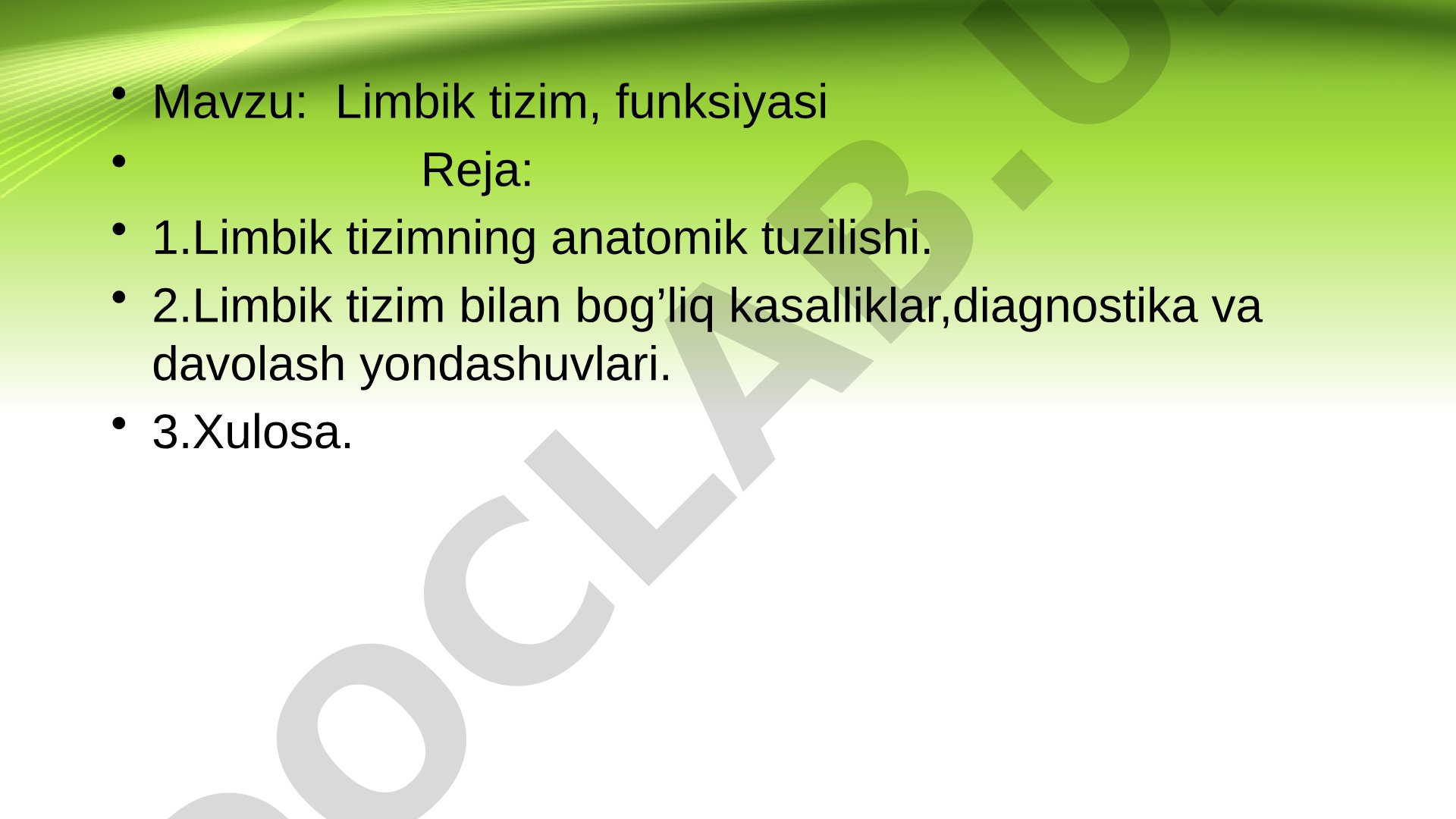 Limbik tizim, funksiyasi