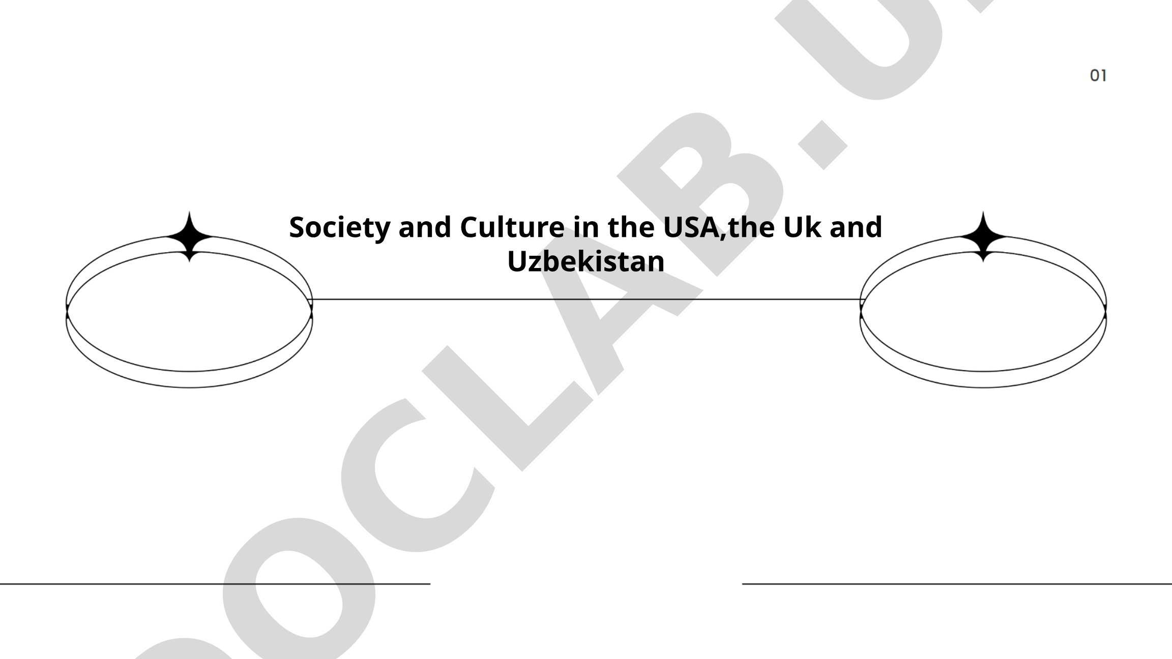 Society and Culture in the USA, the UK and Uzbekistan