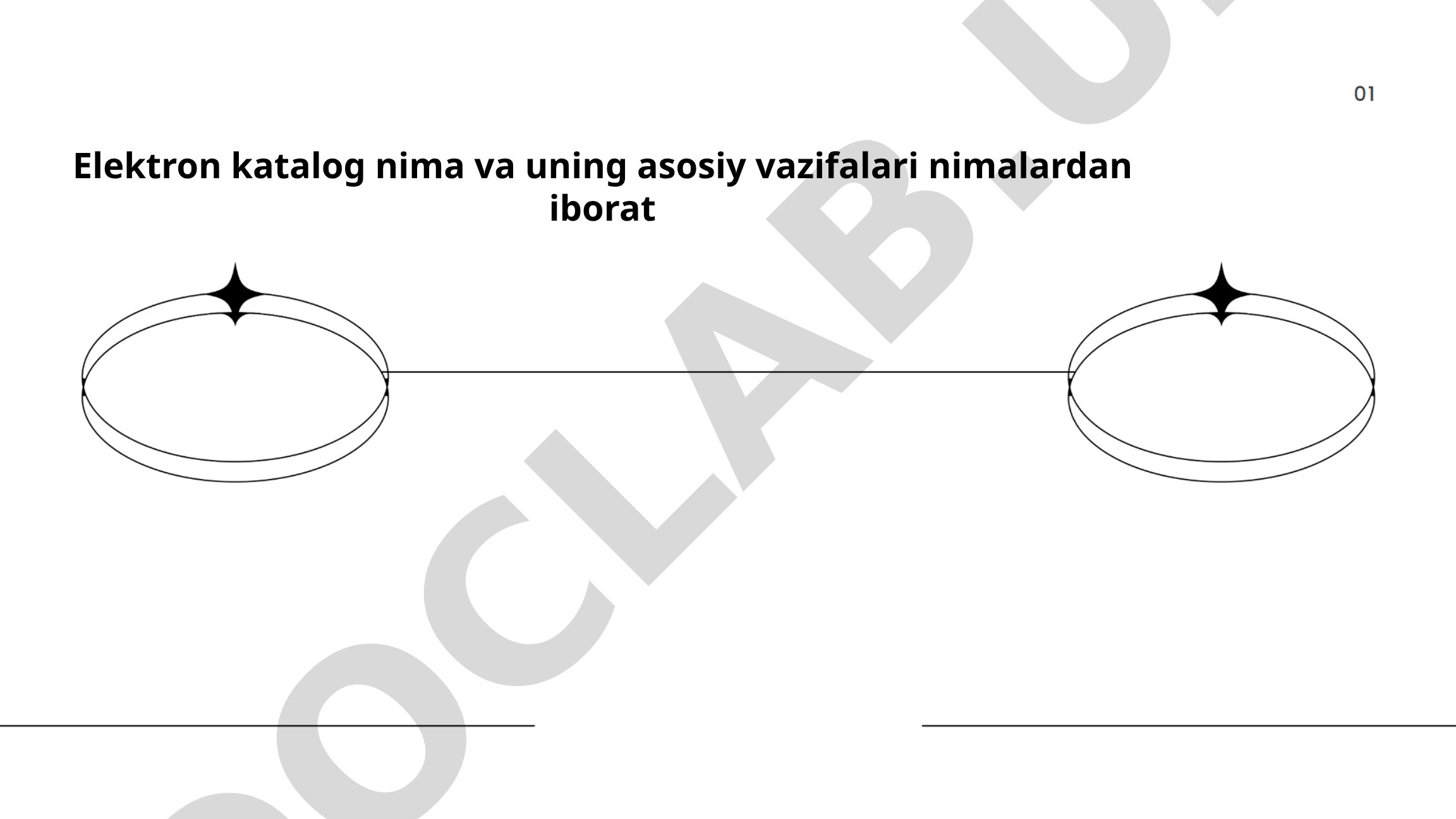 Elektron katalog nima va uning asosiy vazifalari nimalardan iborat