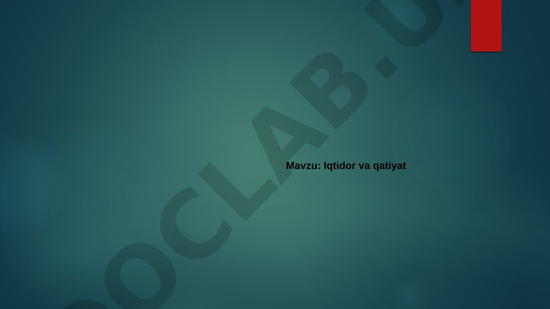 Iqtidor va qatiyat