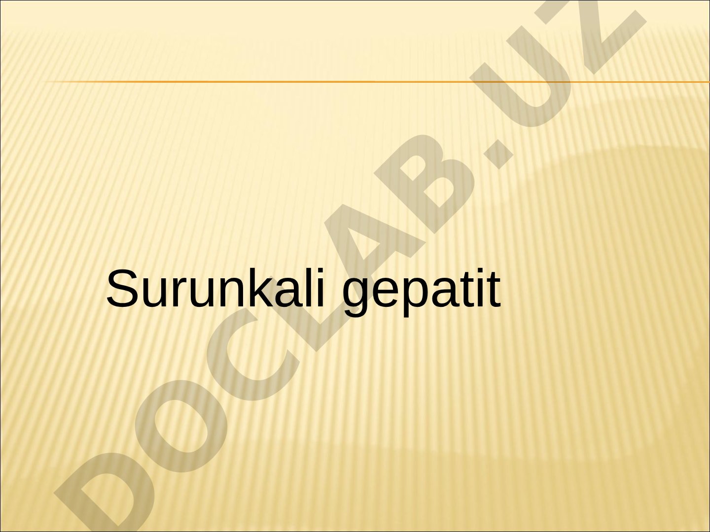 Surunkali gepatit kasalligi
