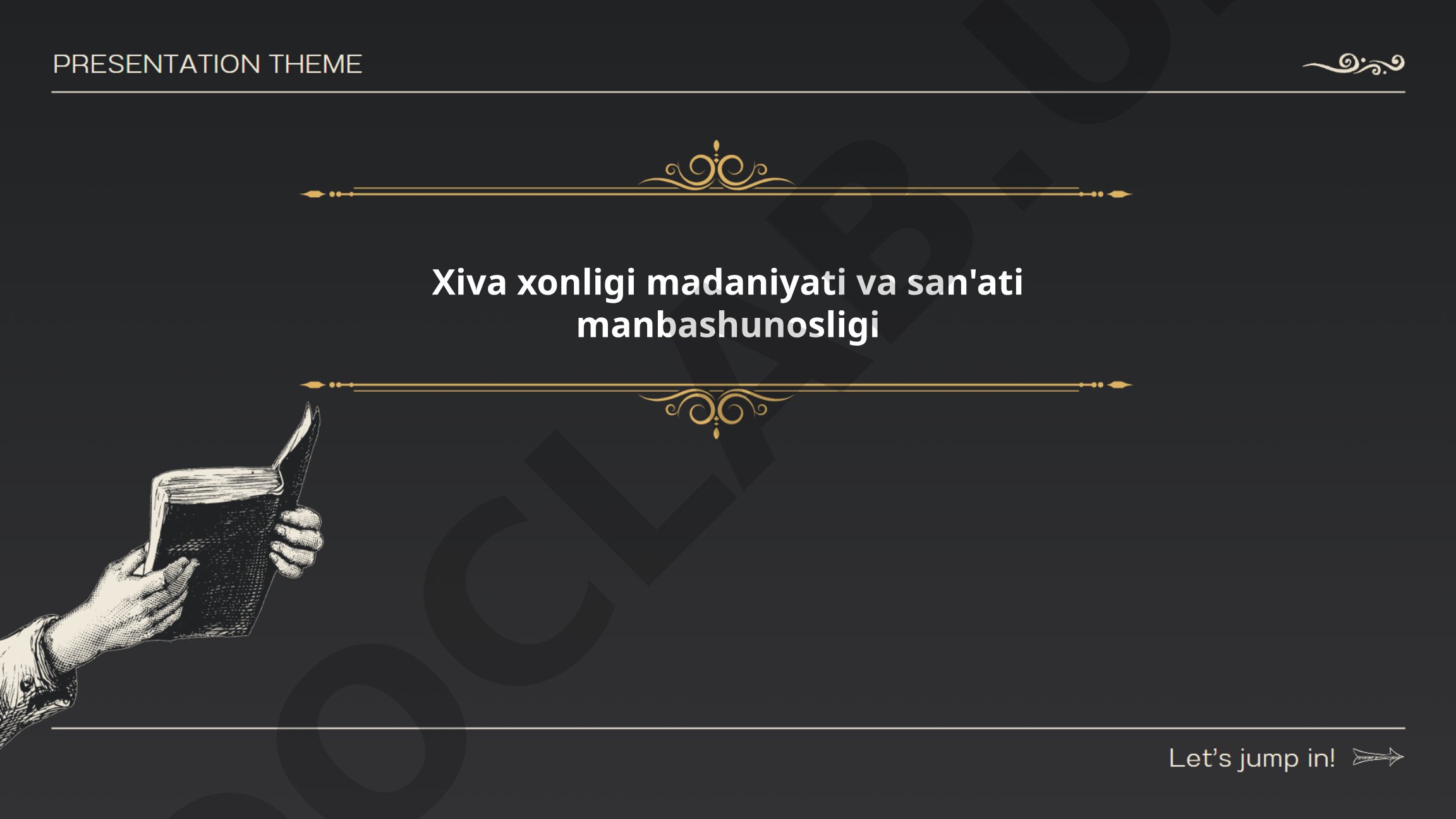 Xiva xonligi madaniyati va san'ati manbashunosligi