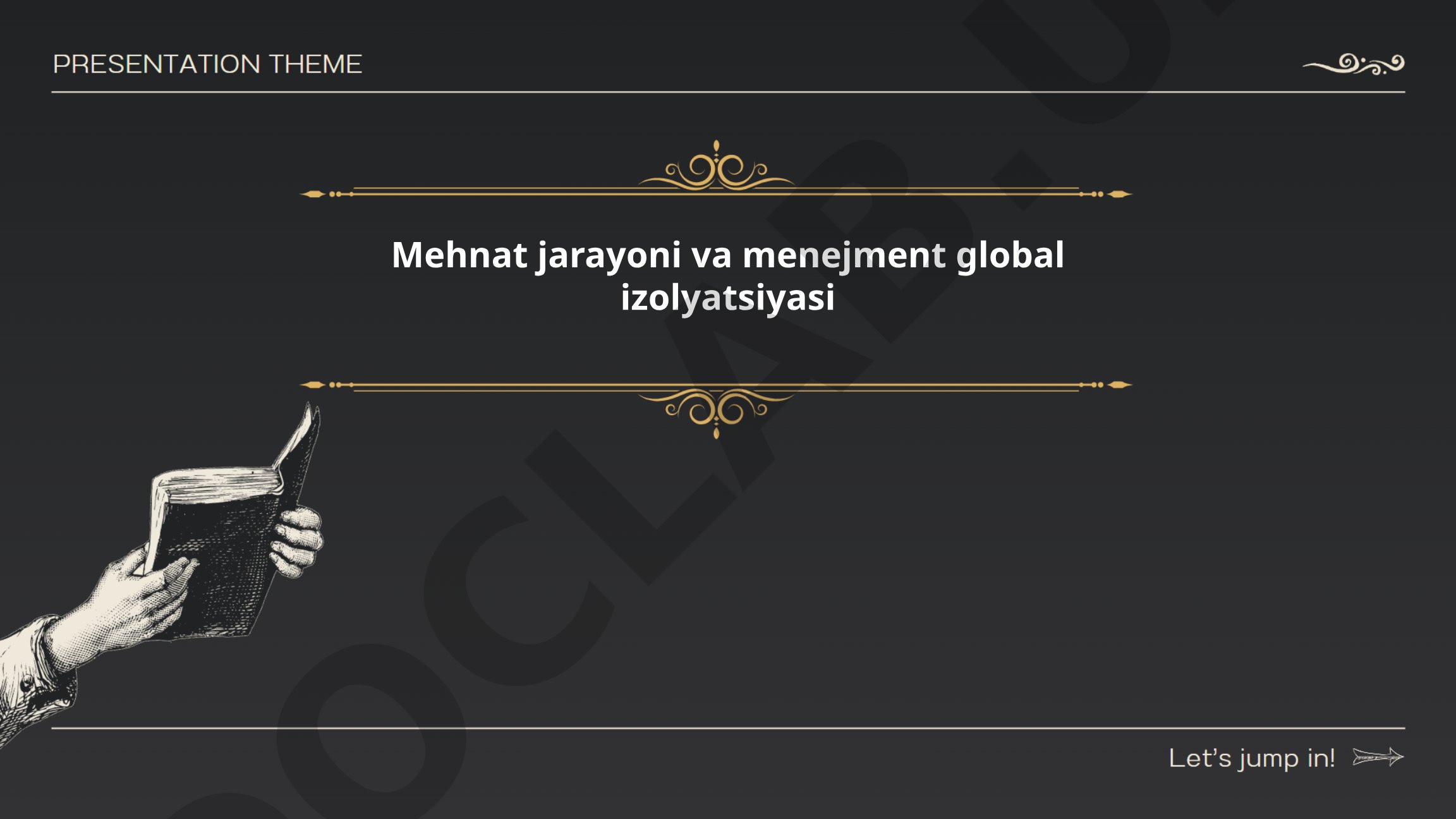 Mehnat jarayoni va menejment global izolyatsiyasi