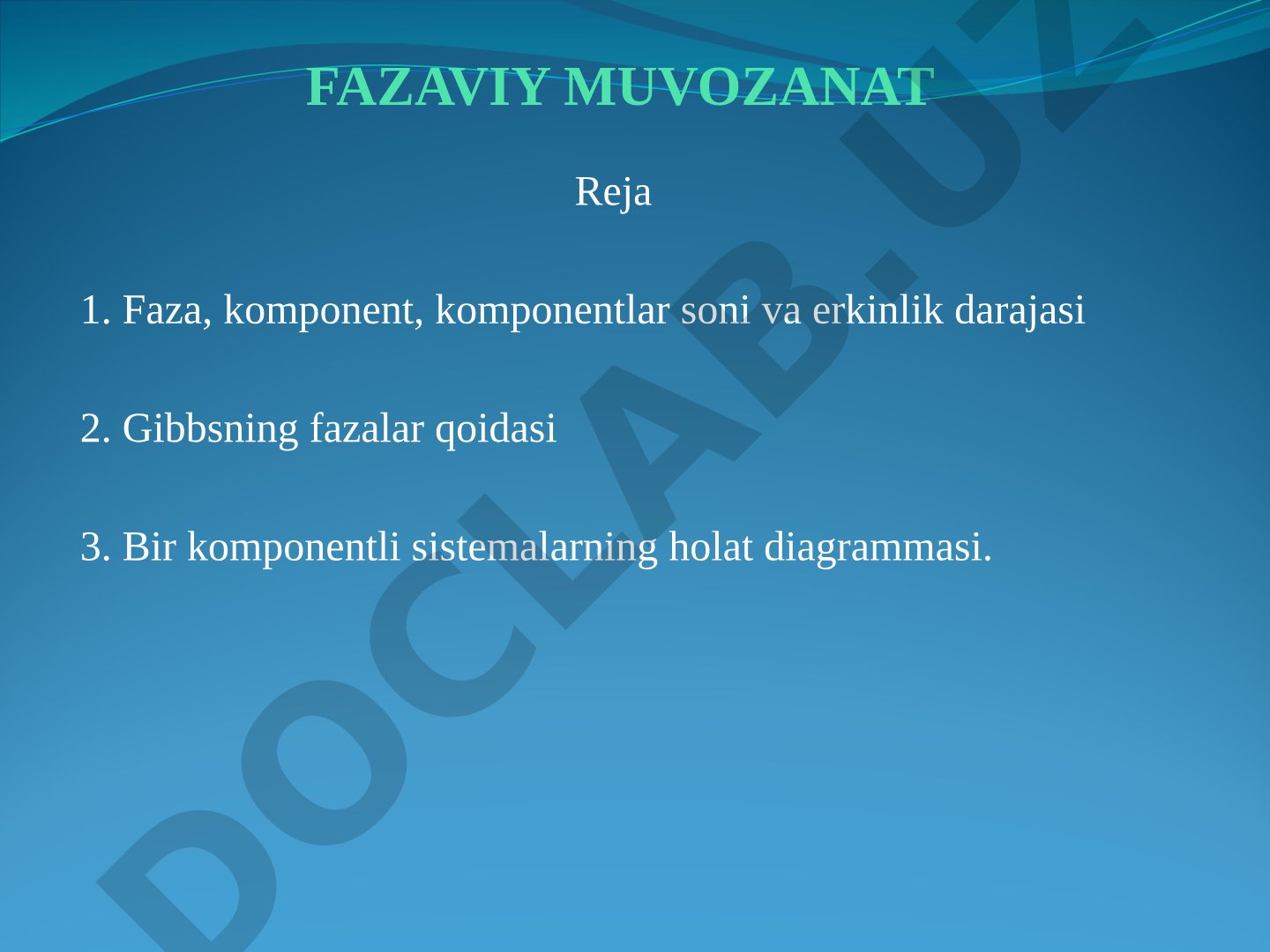 Fazaviy muvozanat