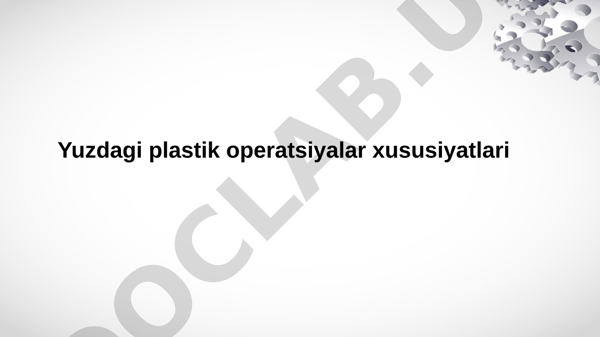 Yuzdagi plastik operatsiyalar xususiyatlari