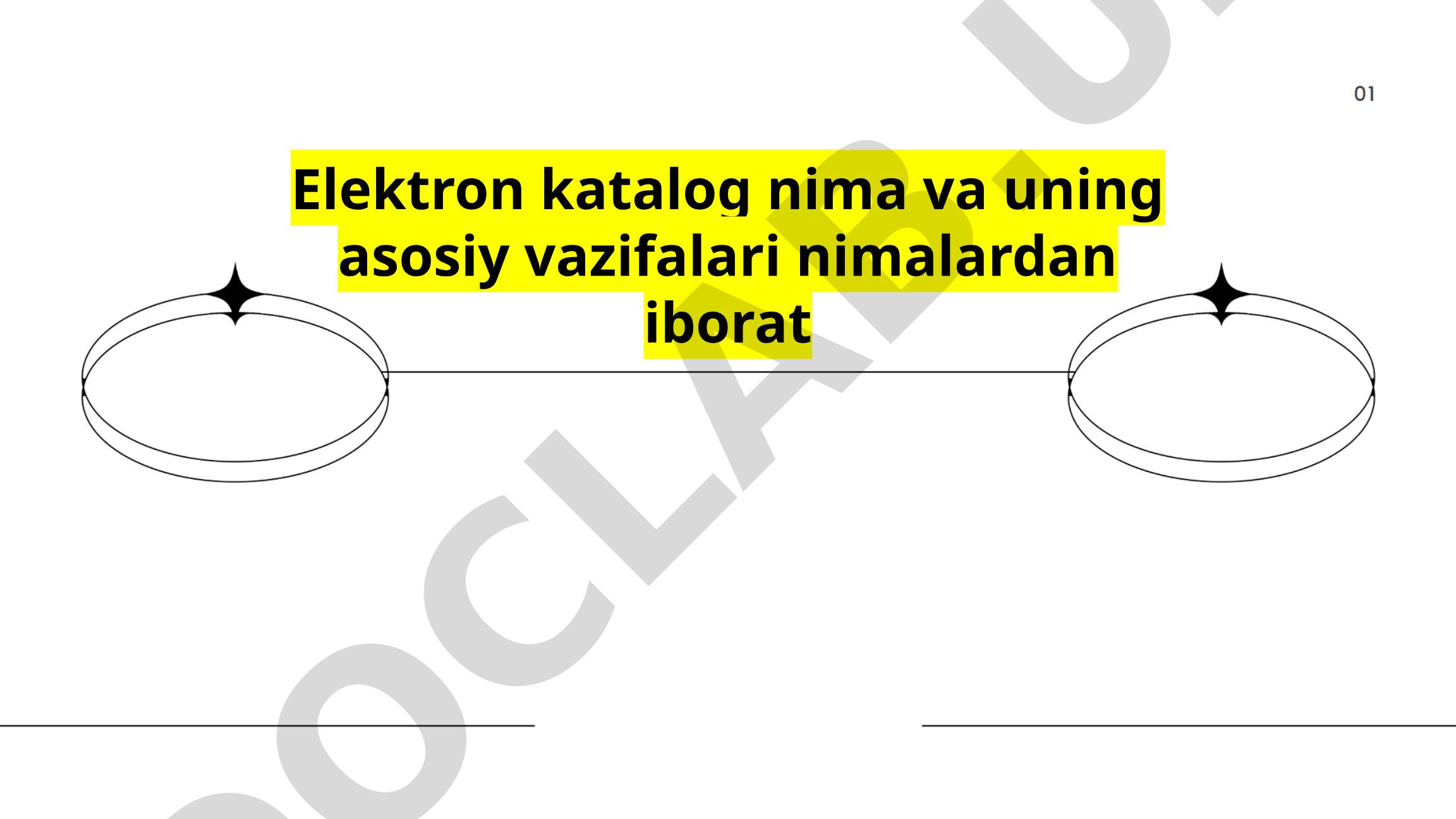 Elektron katalog nima va uning asosiy vazifalari