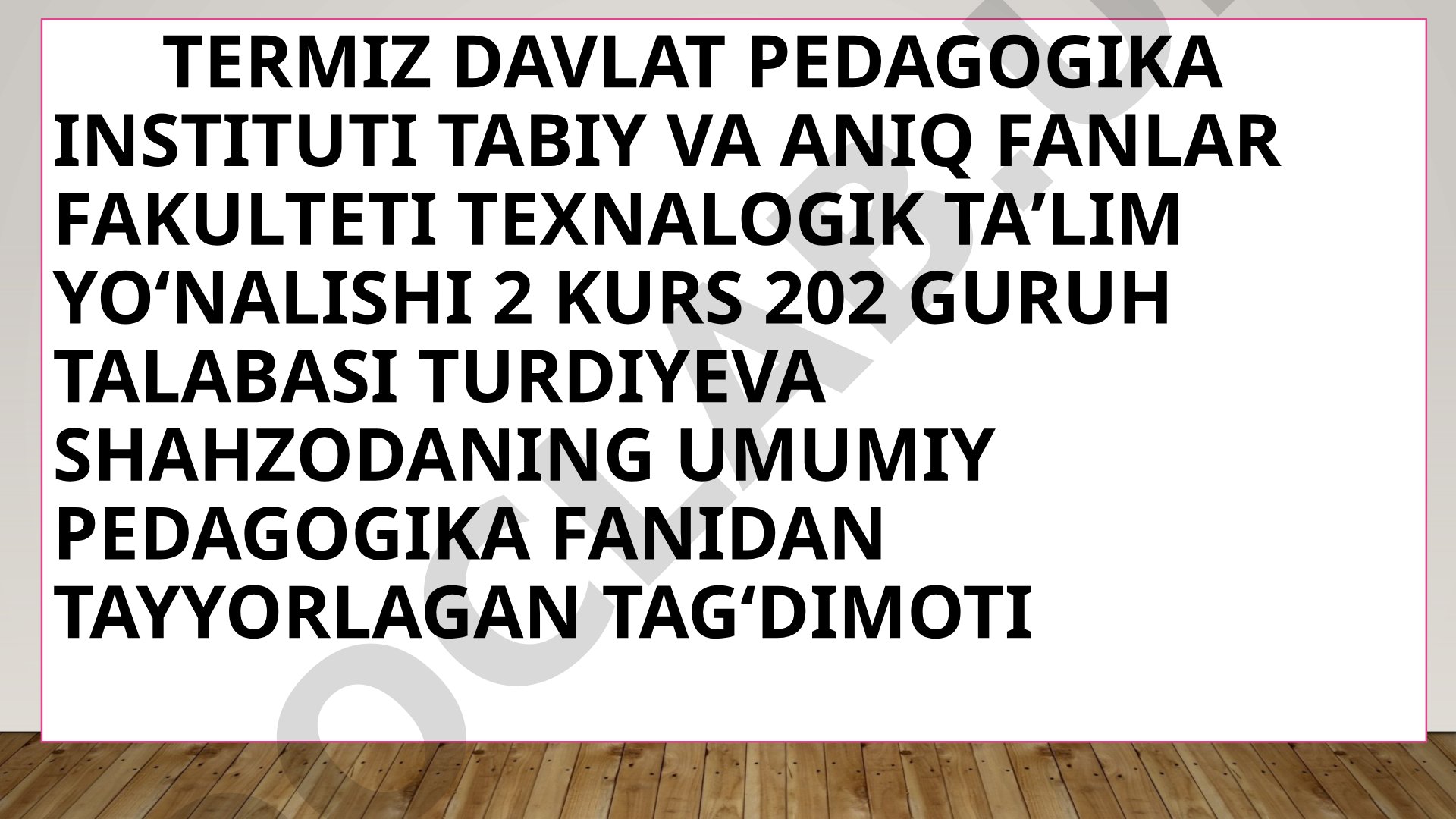 Pedagogika fanining ilmiy tadqiqot metodlari