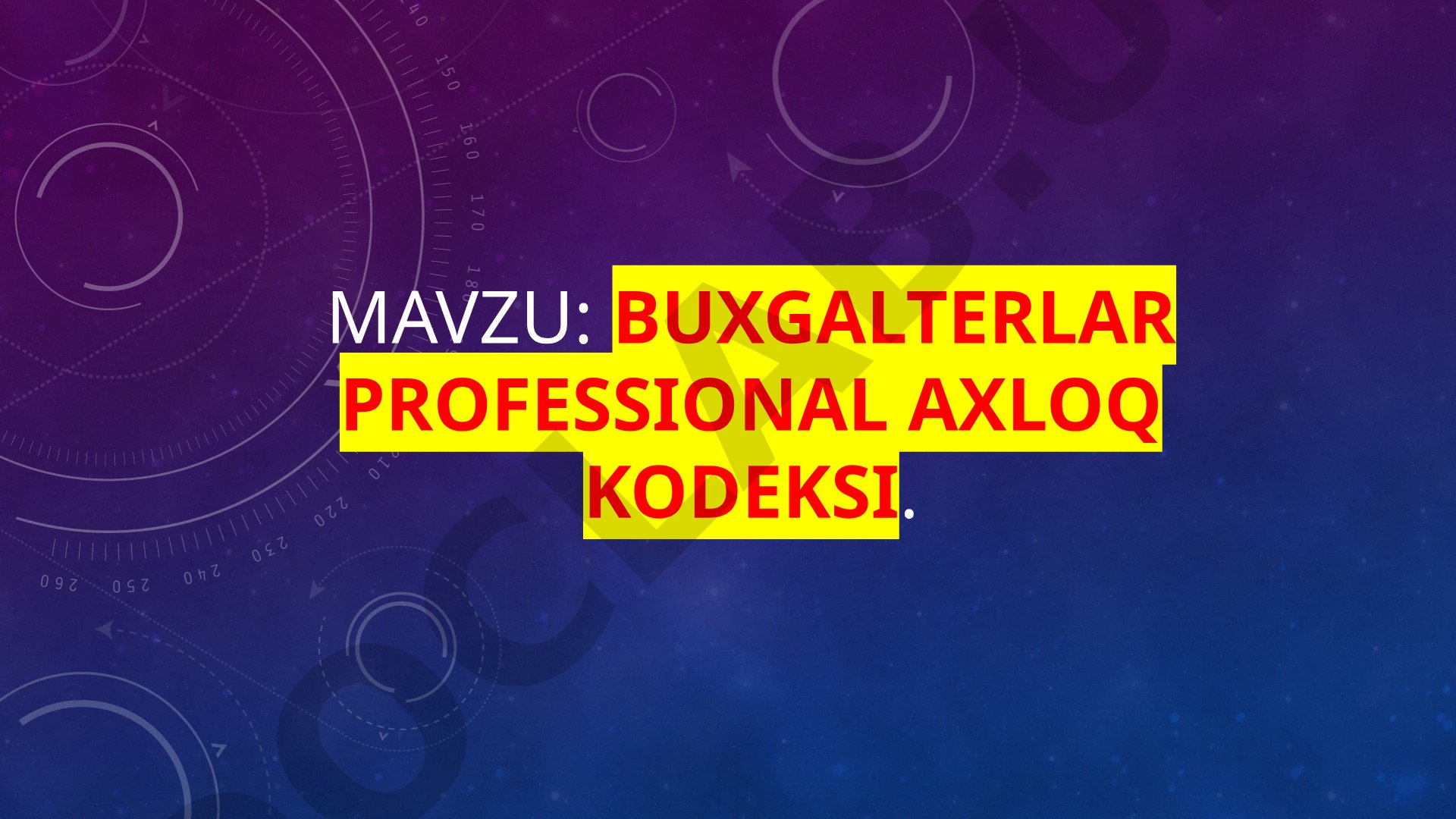 Buxgalterlar professional axloq kodeksi