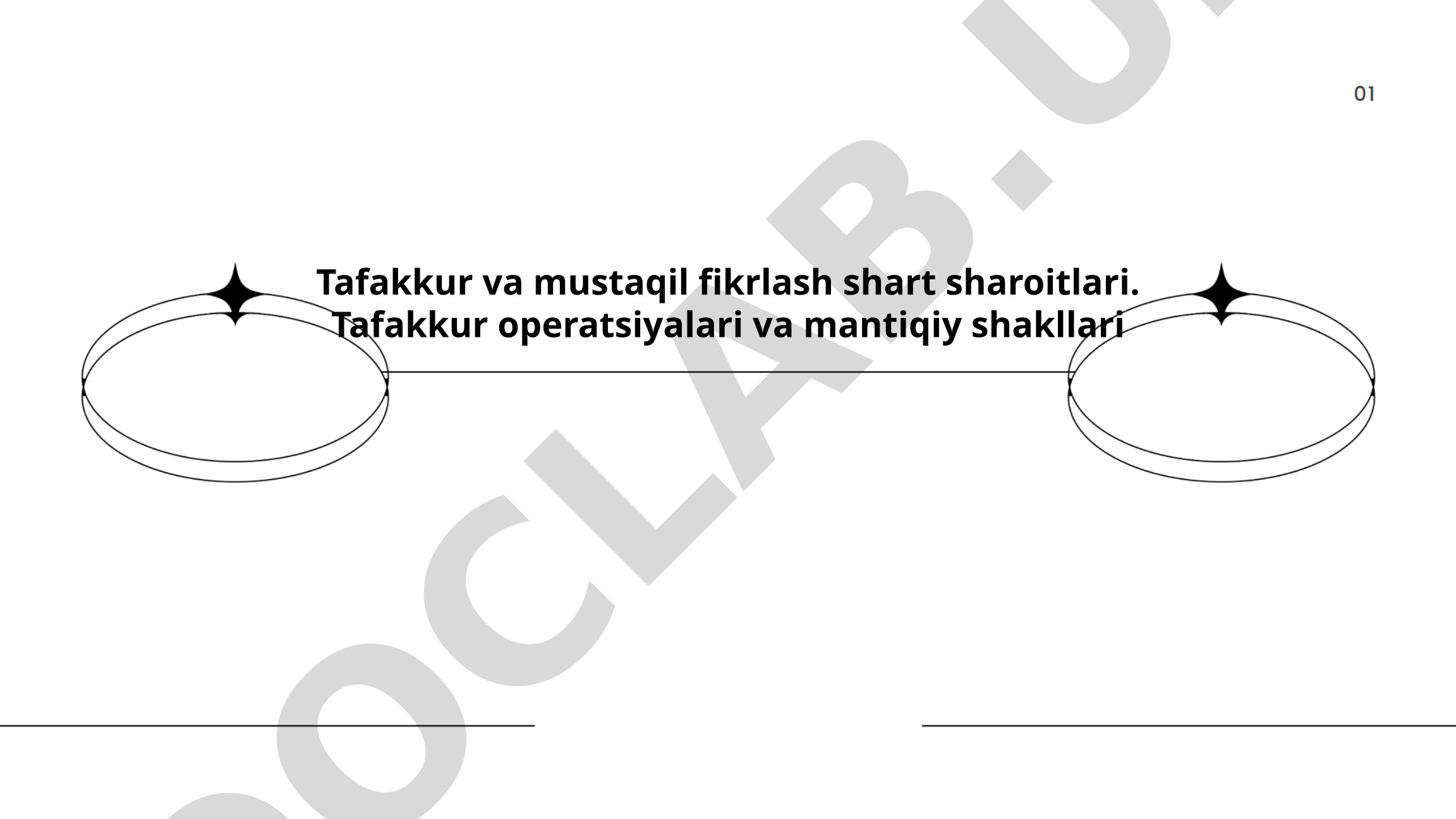 Tafakkur va mustaqil fikrlash shart sharoitlari
