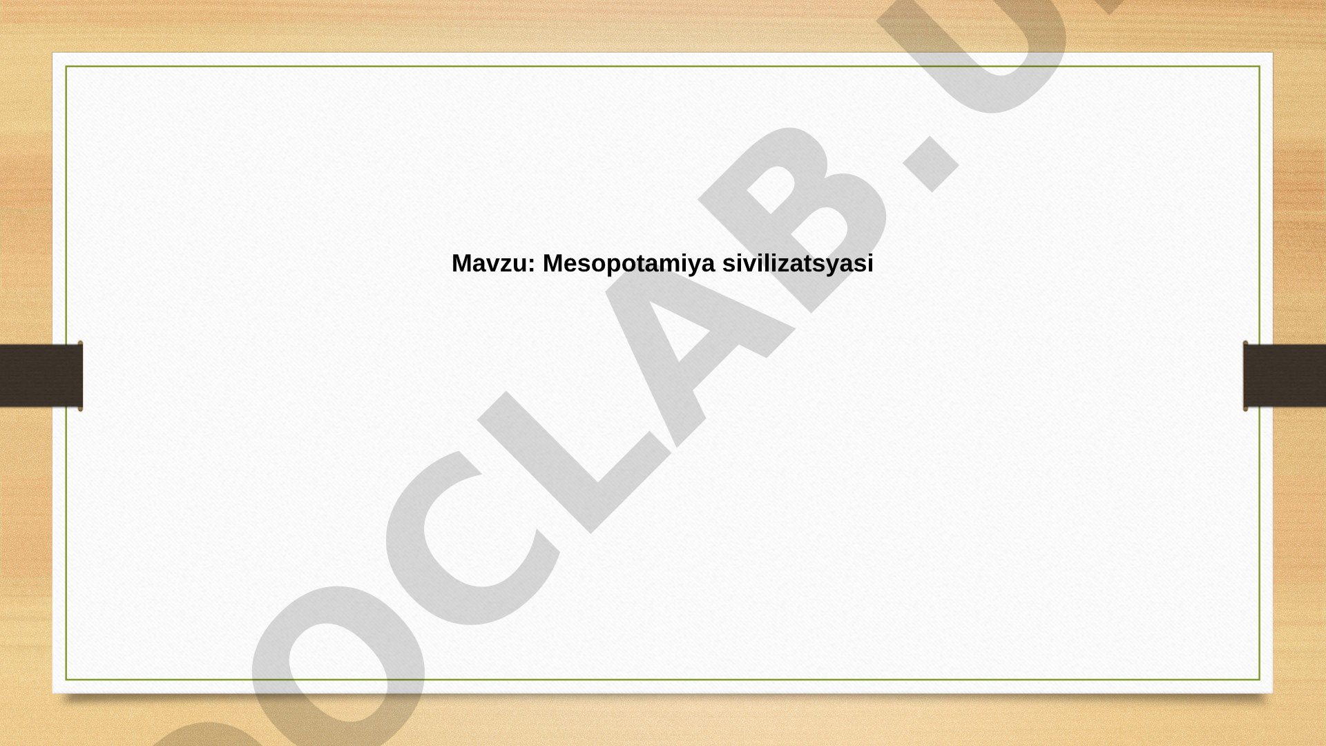 Mesopotamiya sivilizatsyasi