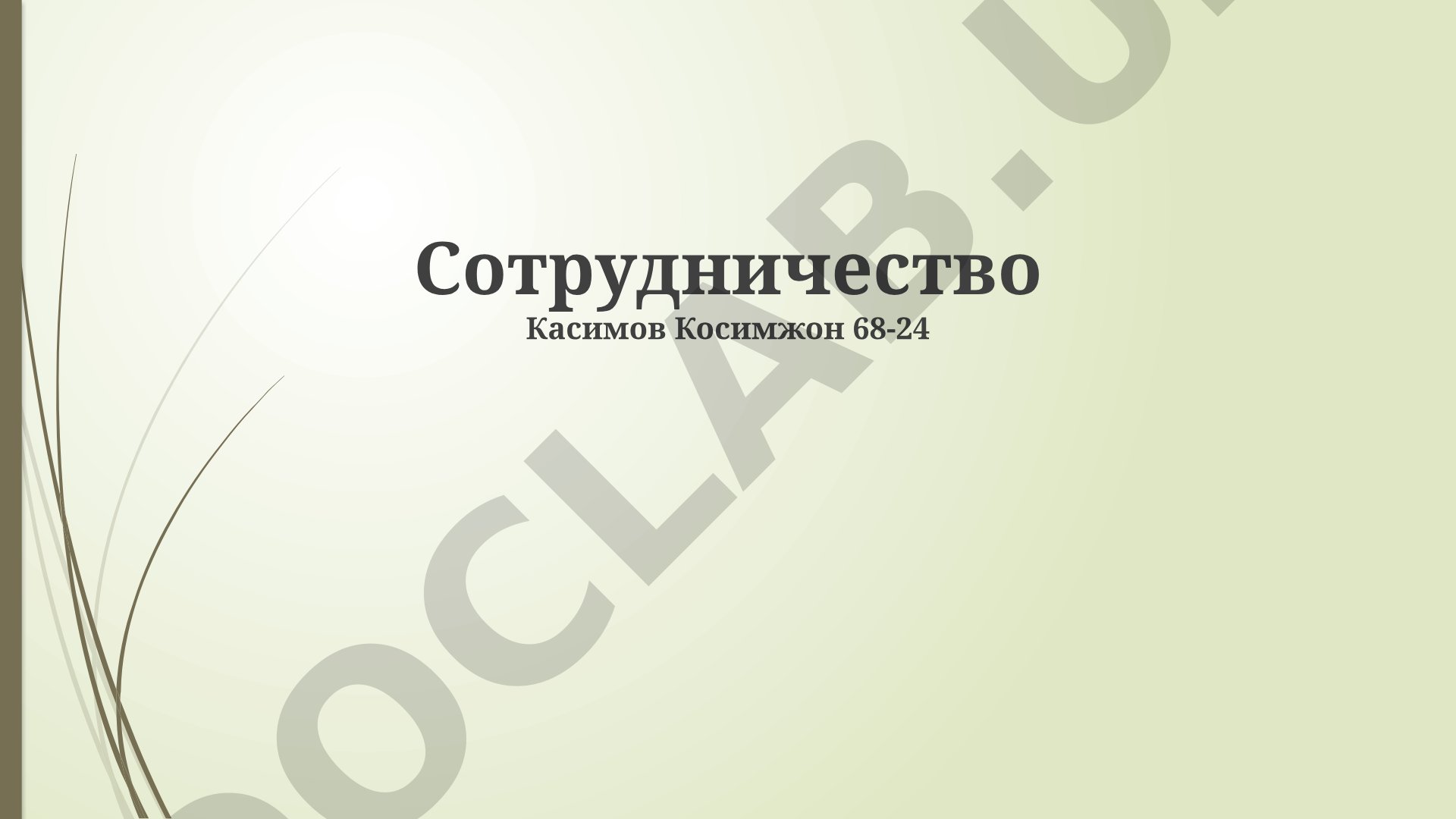 Сотрудничество: определение, типы, преимущества и недостатки