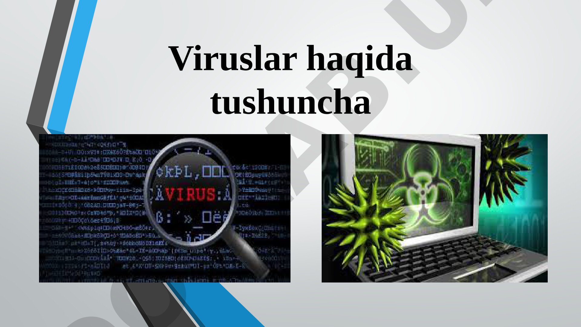 Kompyuter viruslari tushunchasi, xususiyatlari va tasnifi