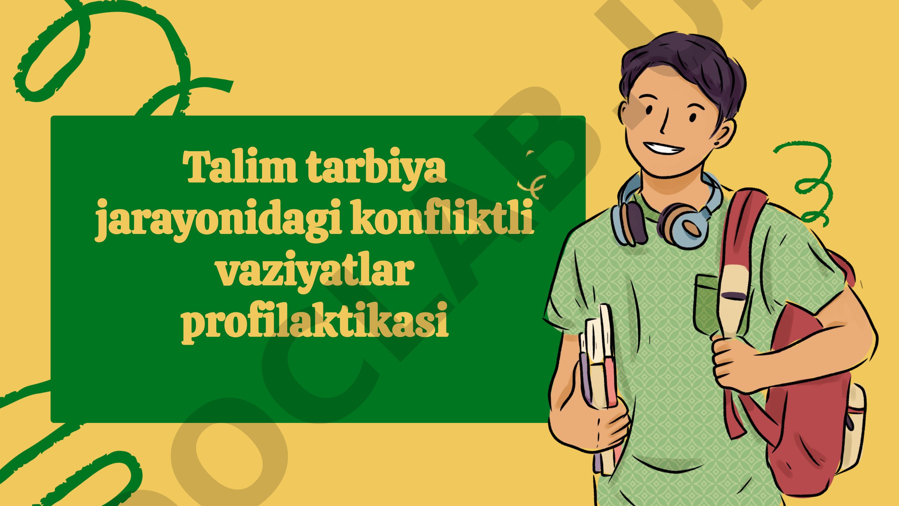 Talim tarbiya jarayonidagi konfliktli vaziyatlar profilaktikasi