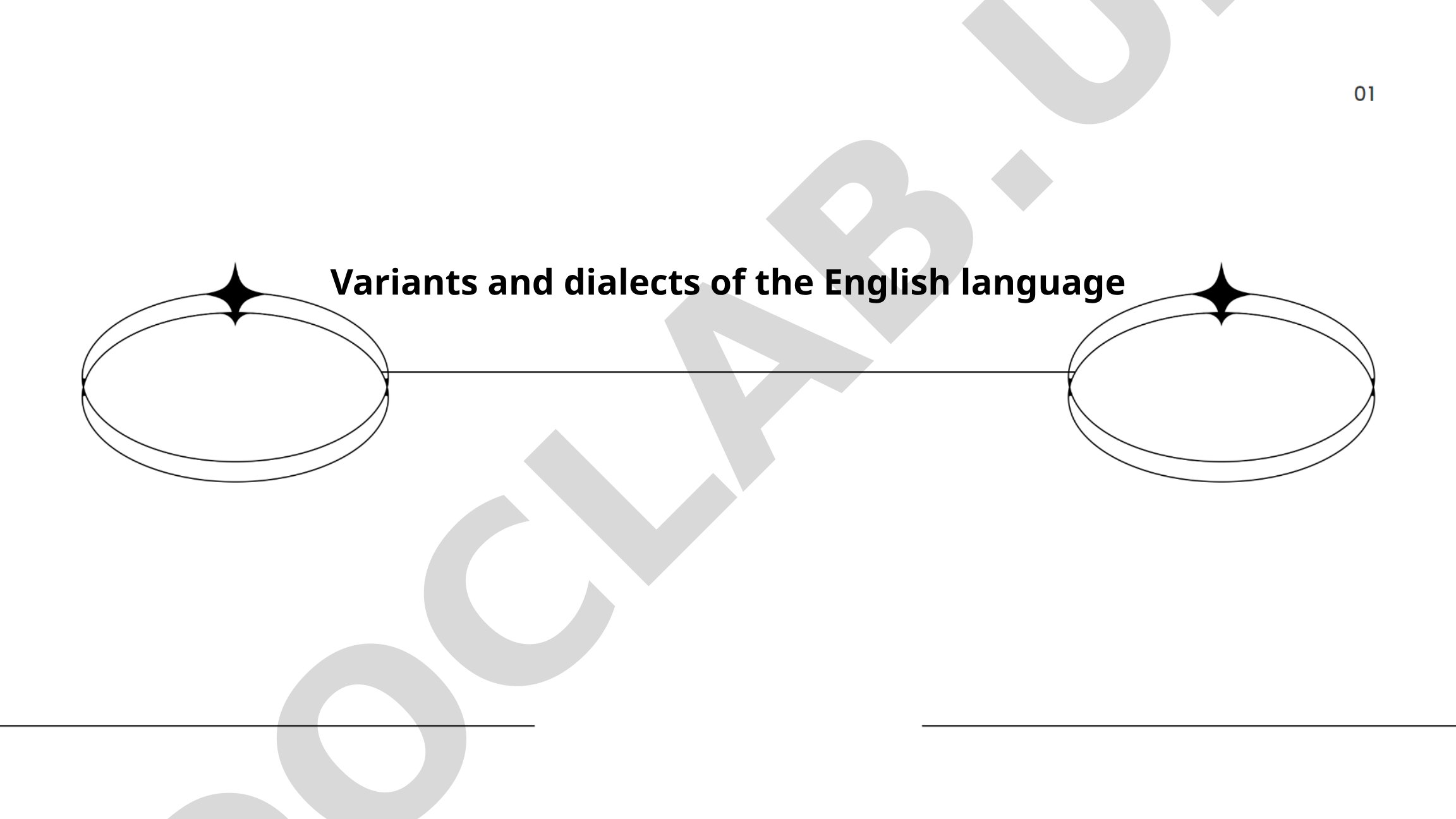 Variants and dialects of the English language