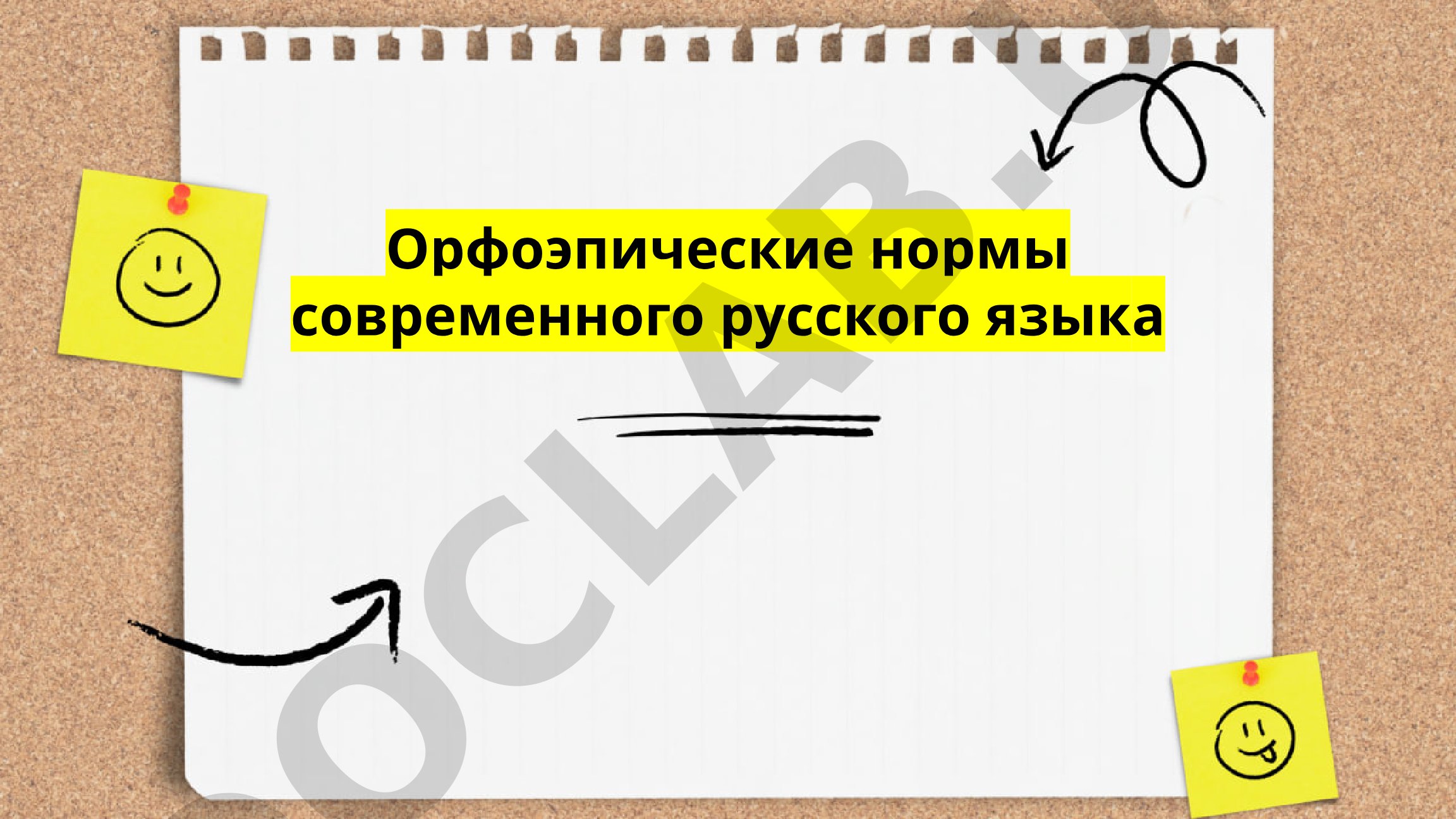 Орфоэпические нормы современного русского языка